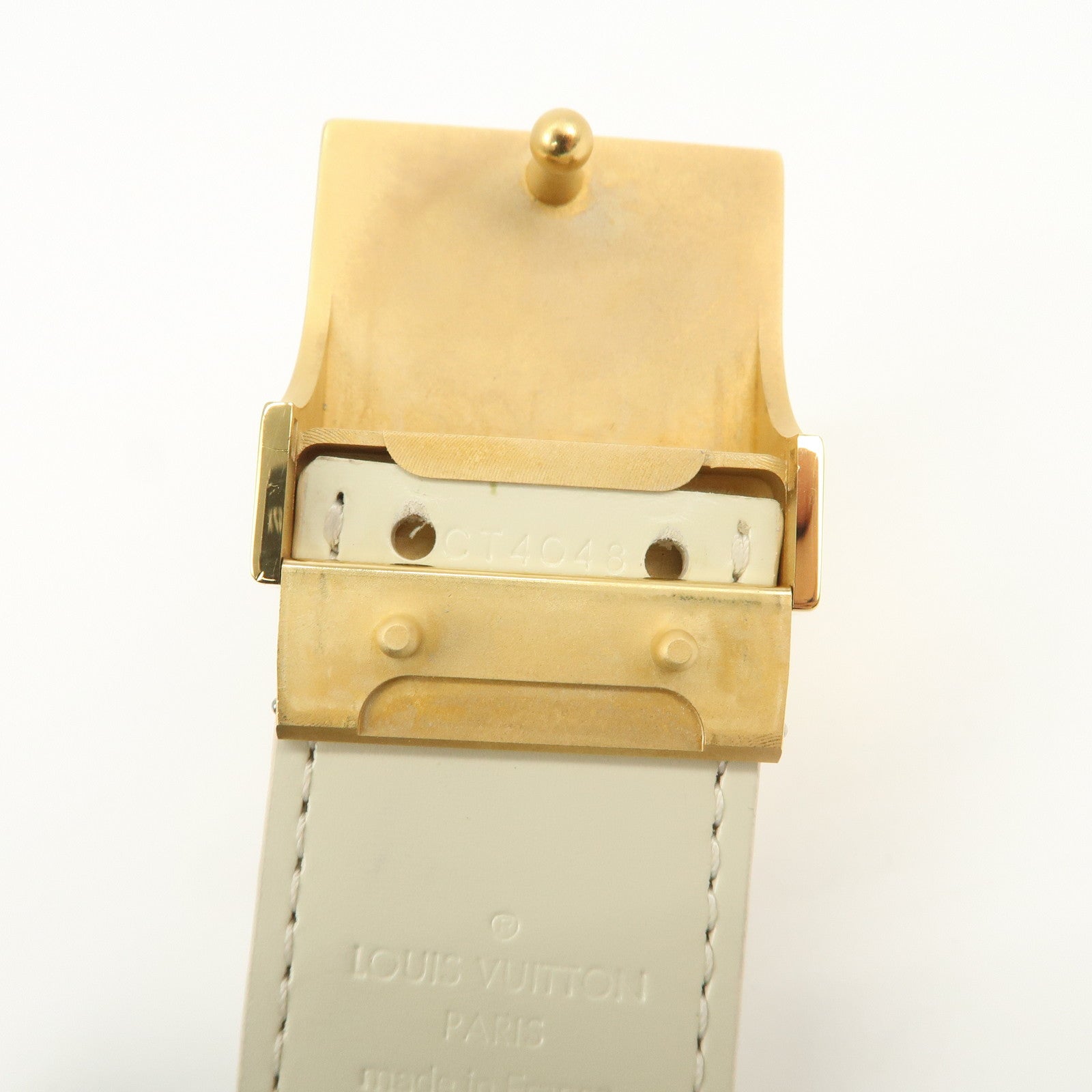 Louis Vuitton Damier Azur Ceinture Canvas Belt 85/34 M9678