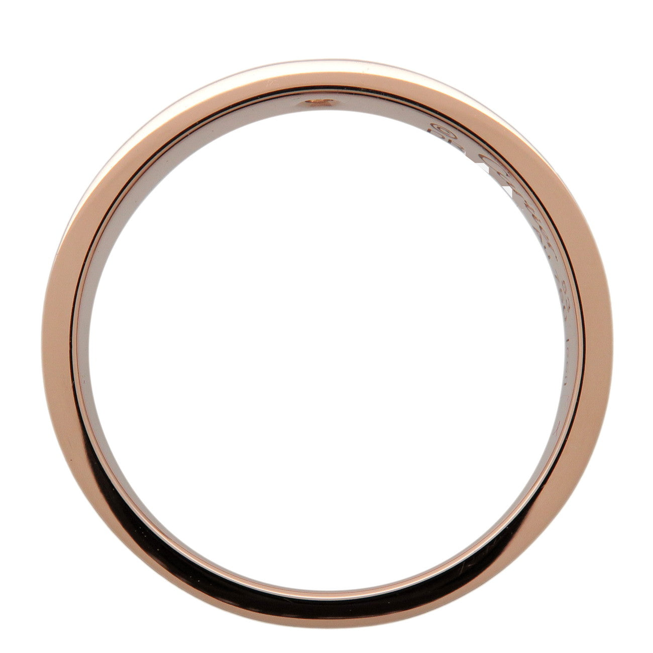 Cartier Mini Love Ring 1P Diamond #53 K18 750PG Rose Gold US6.5