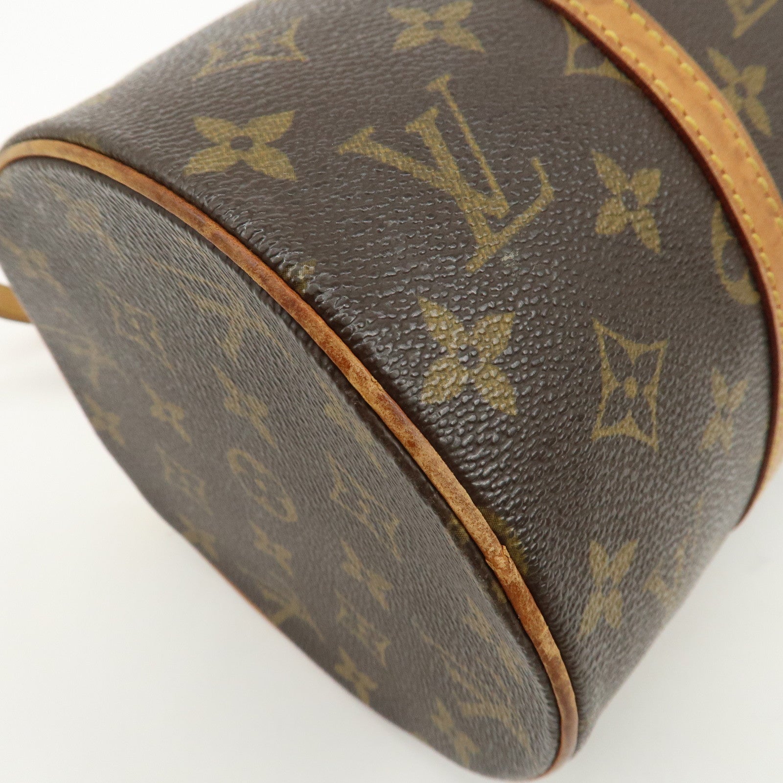 Louis Vuitton Monogram Papillon 30 Hand Bag New Style Brown M51385