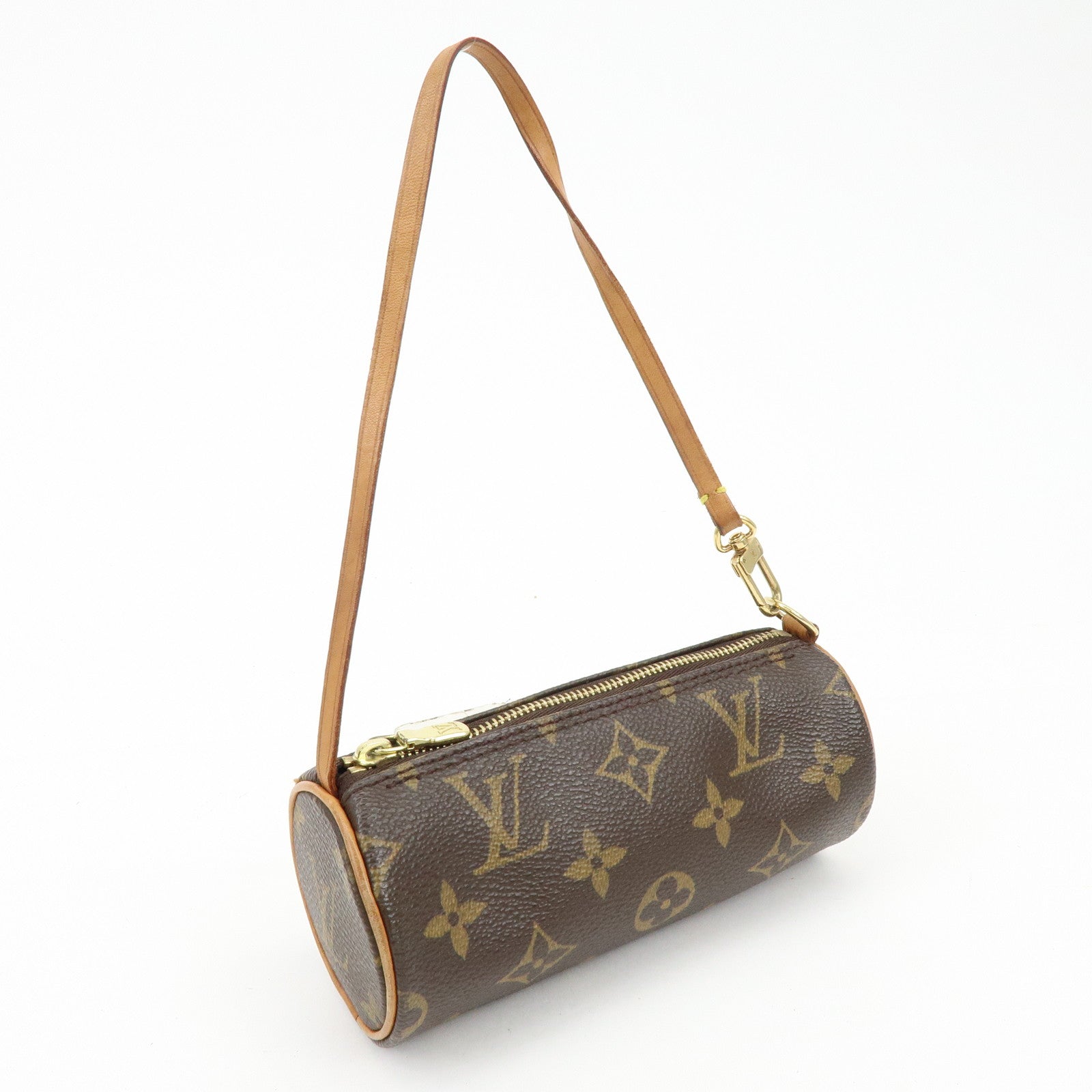 Louis Vuitton Monogram Mini Pouch for Papillon Bag Brown