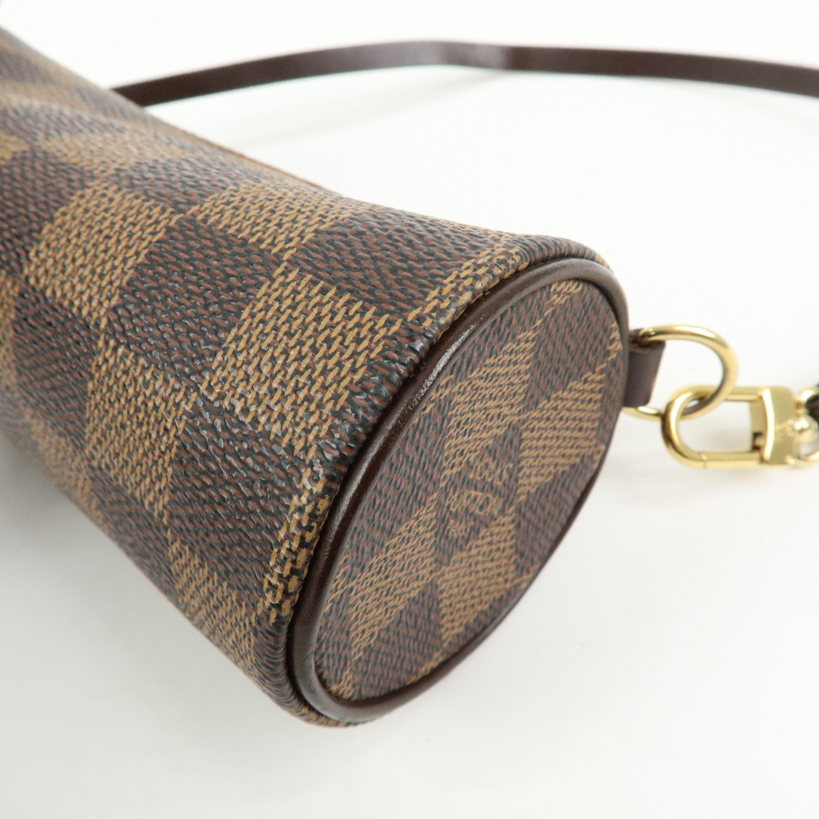 Louis Vuitton Dameir Mini Pouch for Papillon Bag Damier Ebene Brown