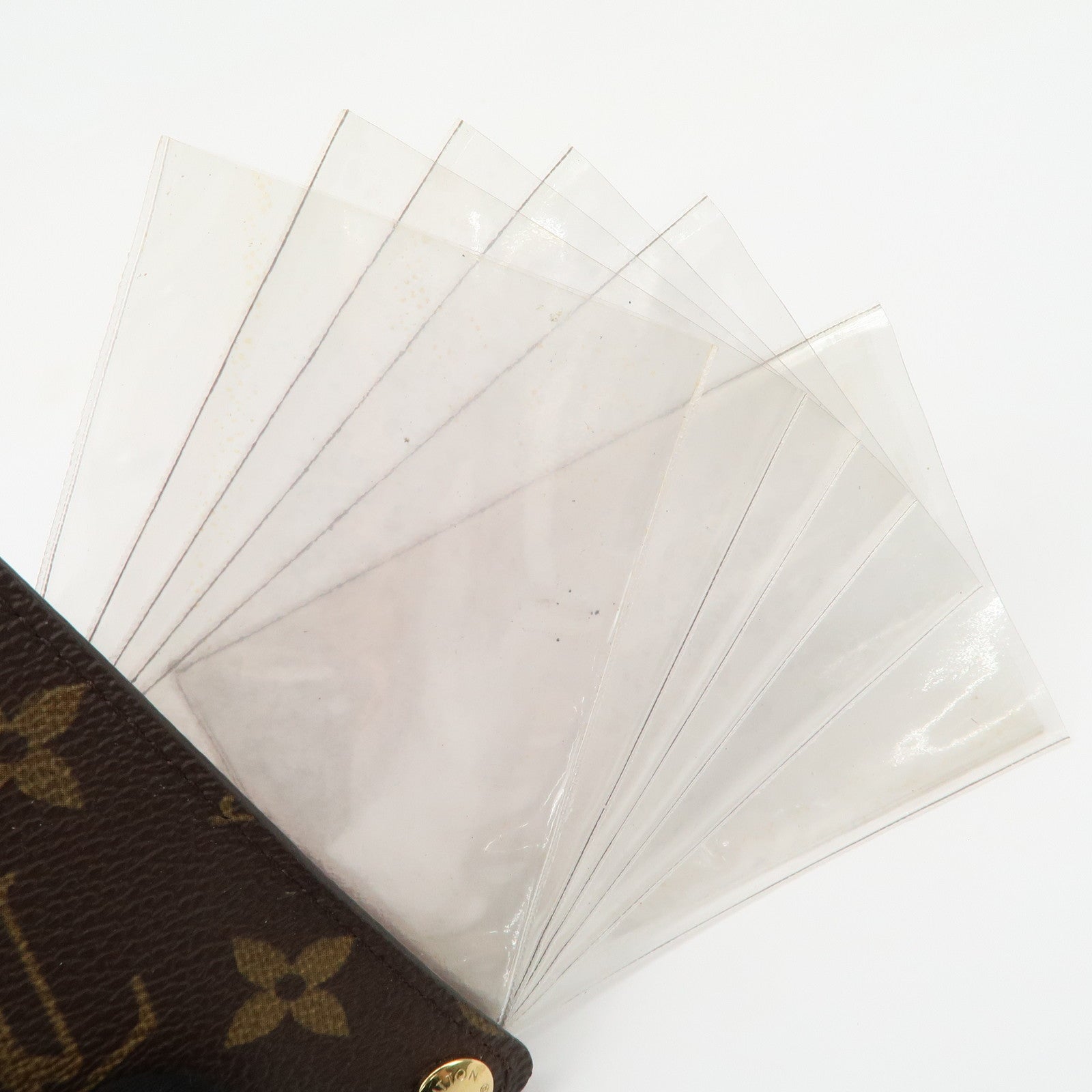 Louis Vuitton Monogram Porte Cartes Credit Pression Brown M60937