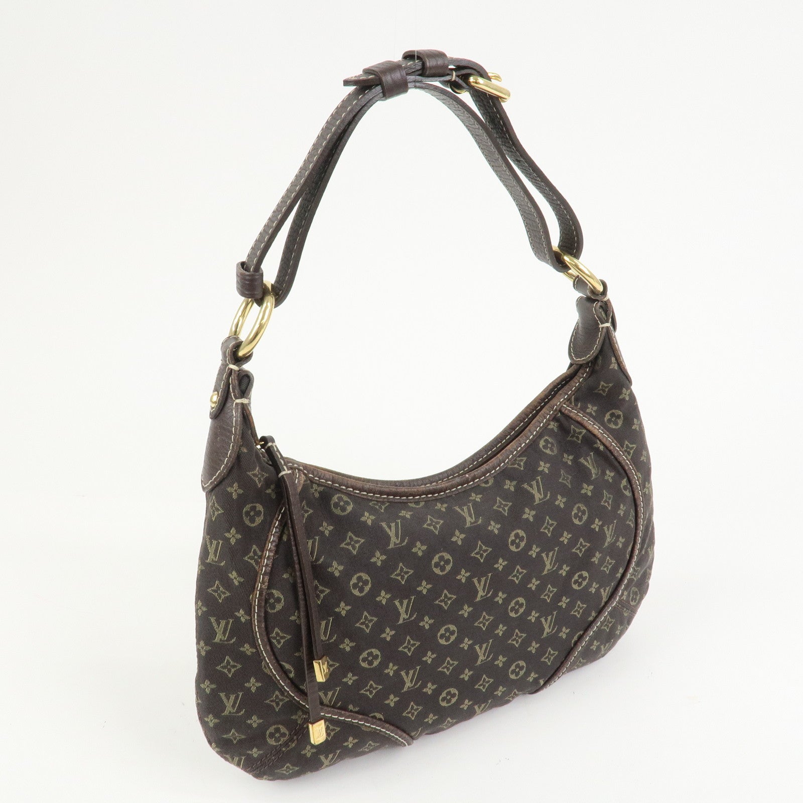 Louis Vuitton Monogram Mini Lin Manon PM Shoulder Bag Ebene M95621