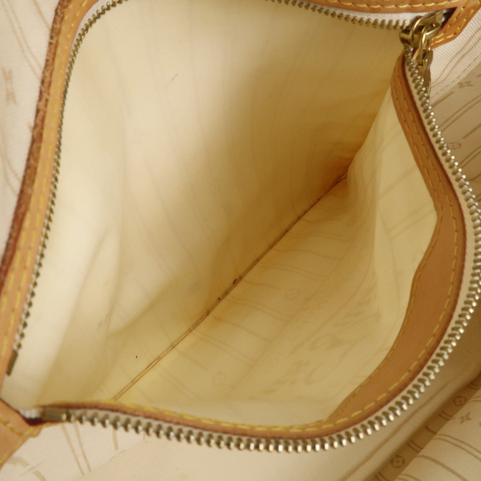 Louis Vuitton Damier Azur Neverfull MM Tote Bag Shoulder Bag N51107 Used