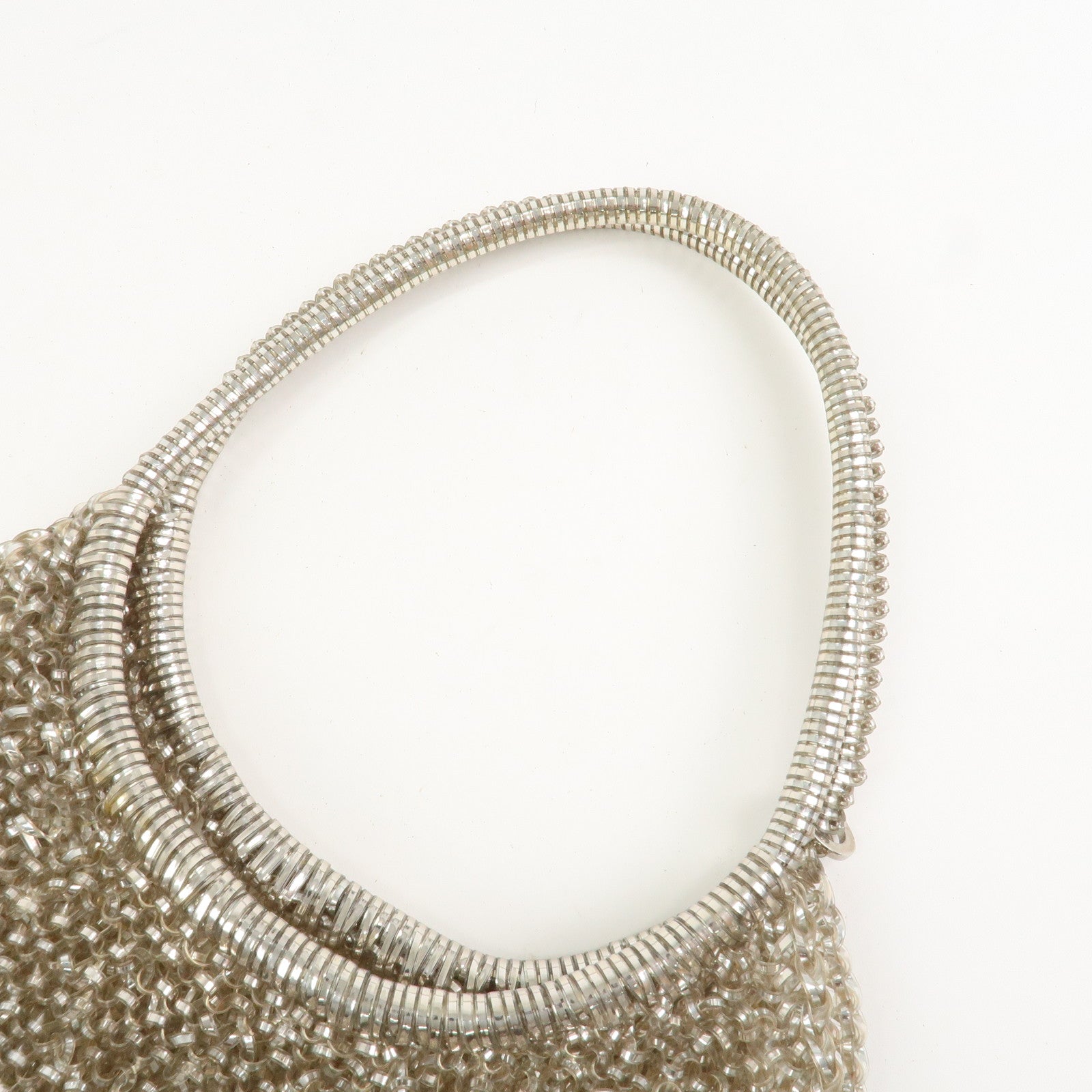 ANTEPRIMA PVC Hand Bag Shoulder Bag Clear Champagne Gold