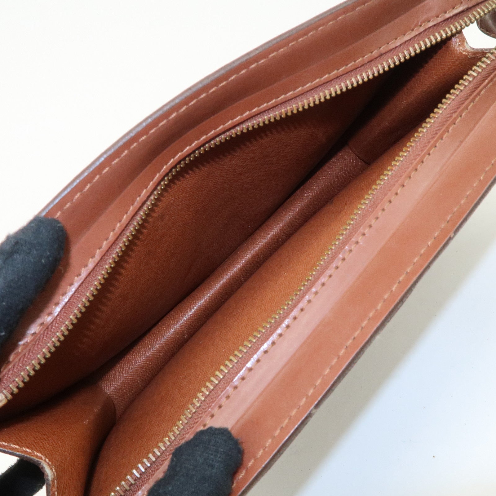 Louis Vuitton Monogram Epi Taiga Set of 3 Canvas Leather Clutch Bag Used