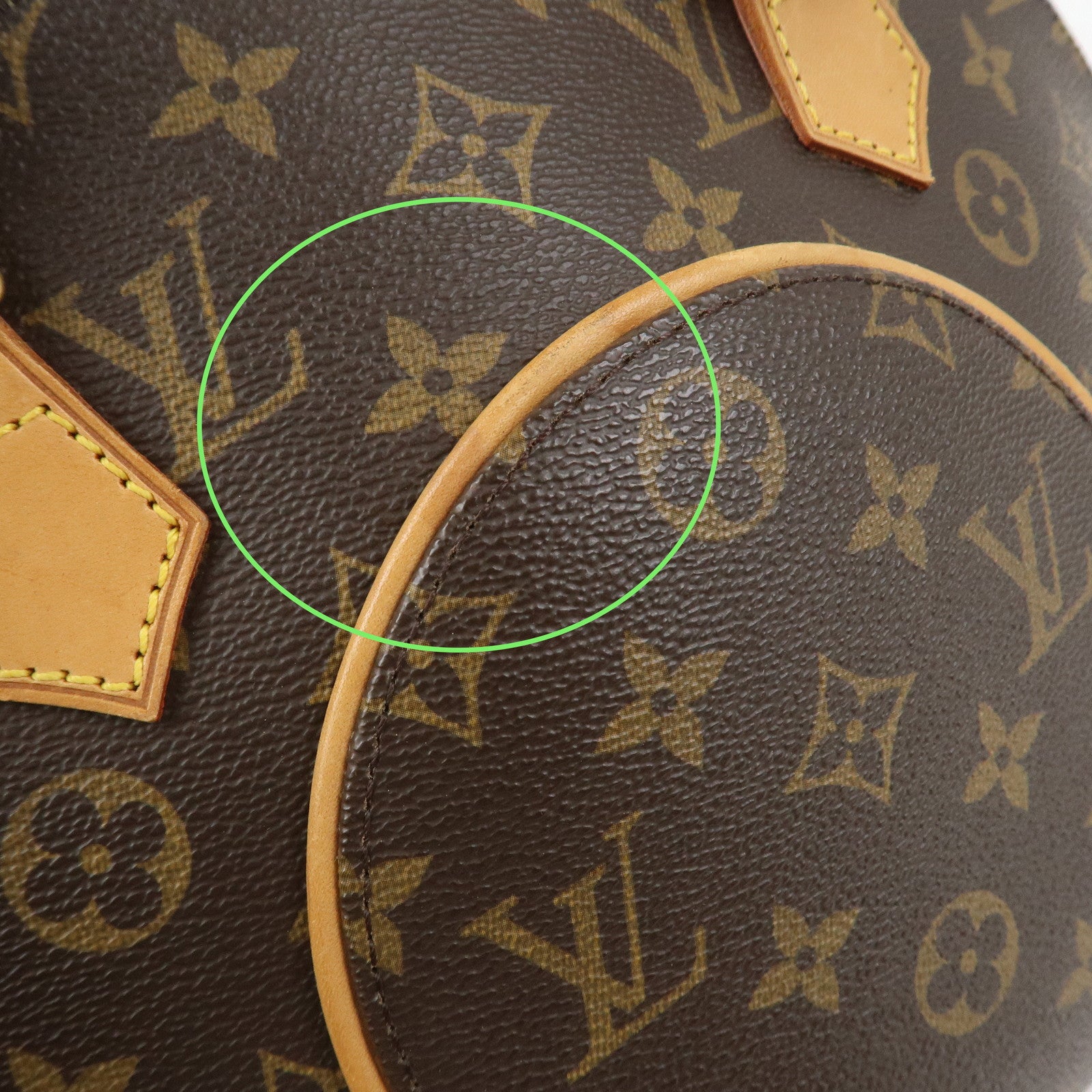 Louis Vuitton Monogram Ellipse PM Hand Bag Brown M51127