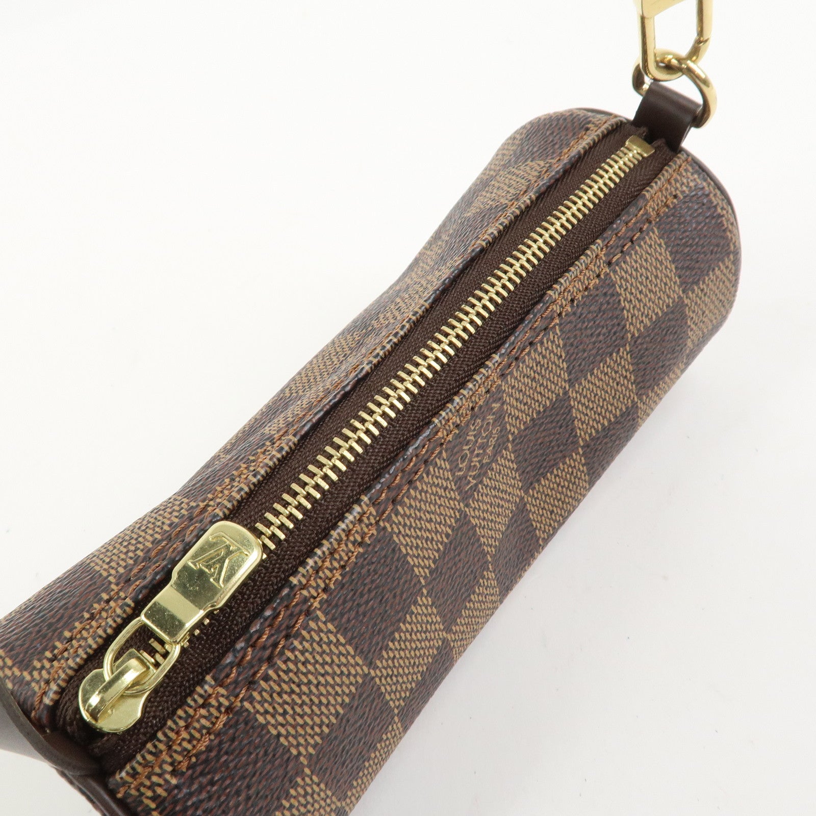 Louis Vuitton Damier Ebene Mini Pouch for Papillon Bag Brown
