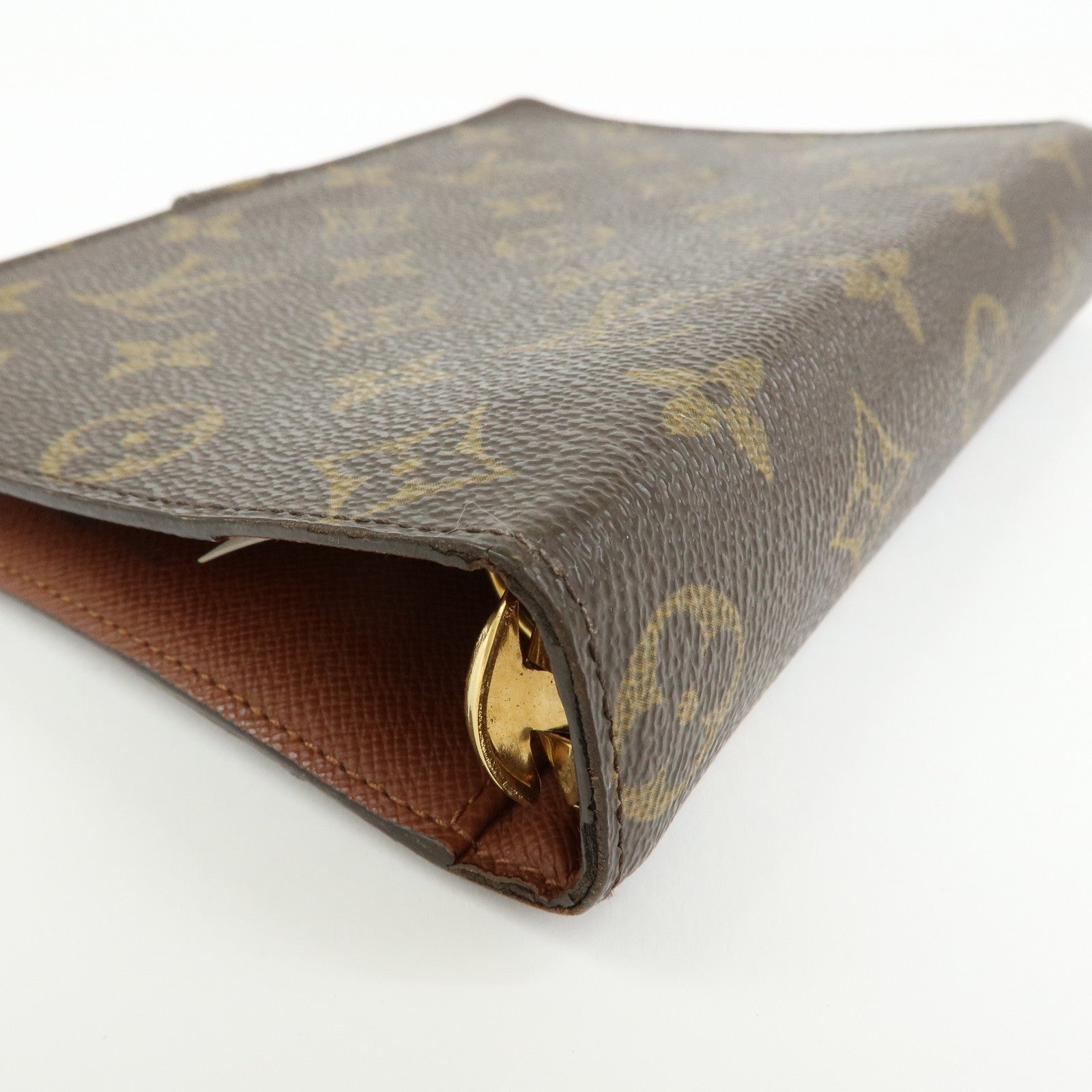 Louis Vuitton Monogram Agenda MM Planner Cover Brown R20105