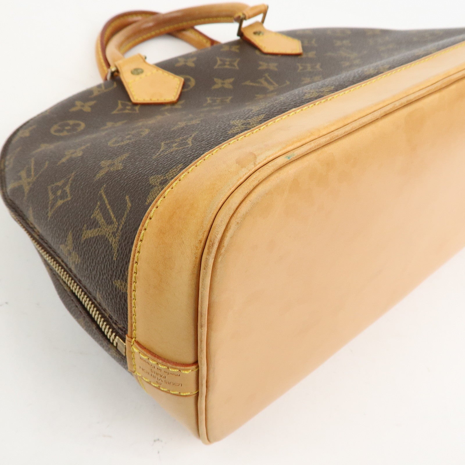 Louis Vuitton Monogram Canvas Alma Hand Bag Brown M51130