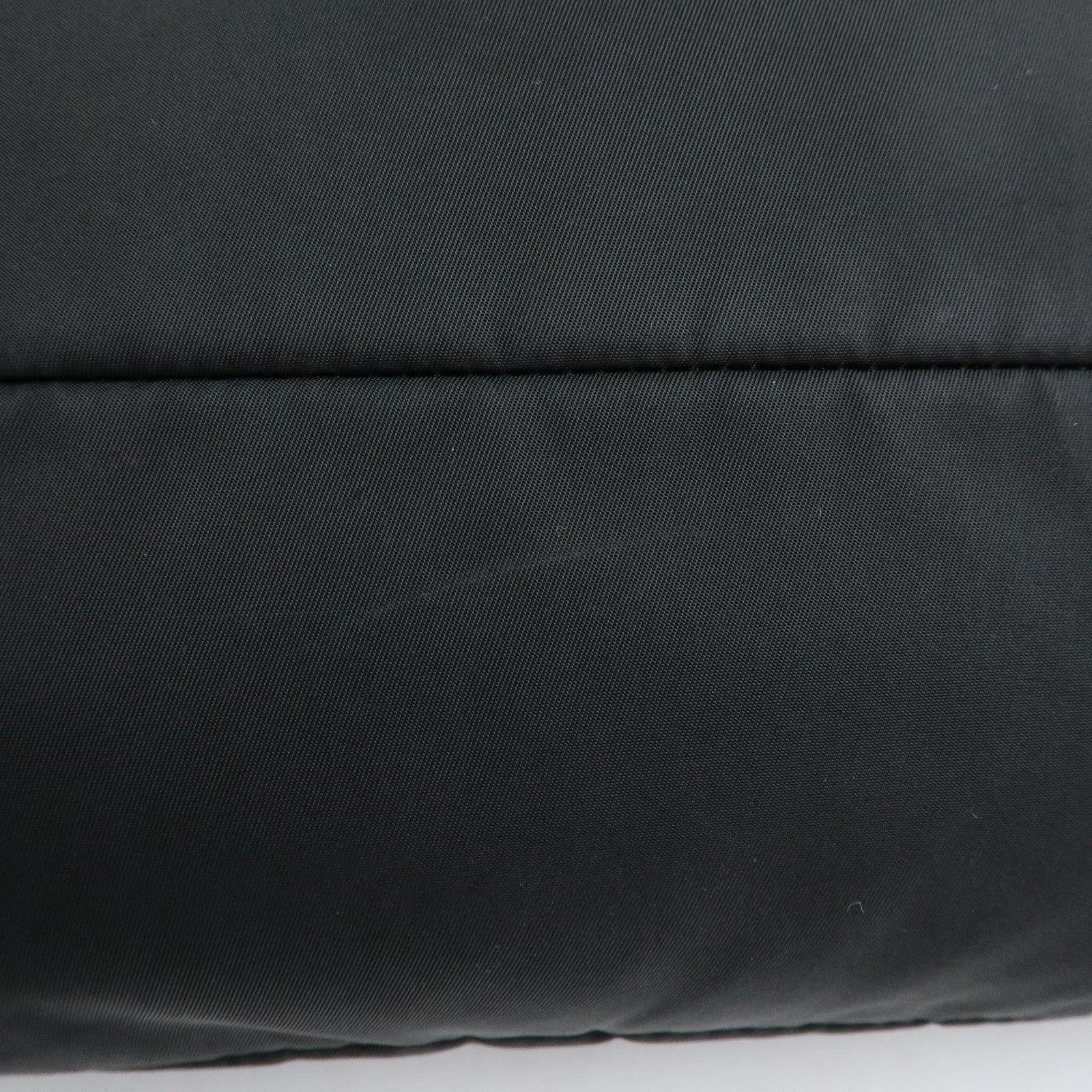 PRADA Triangle Logo Nylon Leather Shoulder Bag Crossbody Bag Black