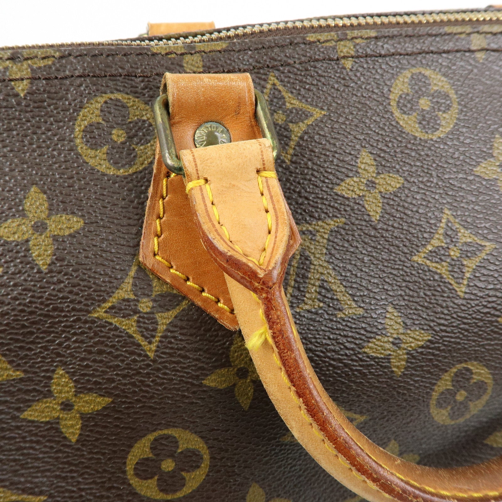 Louis Vuitton Monogram Speedy 30 Boston Bag Hand Bag Brown M41526
