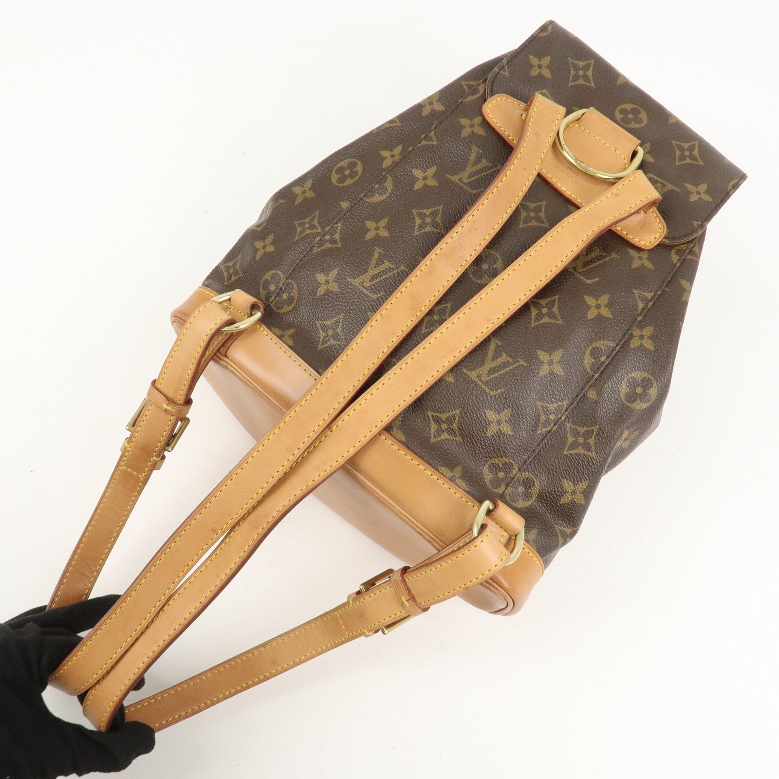 Louis Vuitton Monogram Montsouris MM Backpack Brown M51136