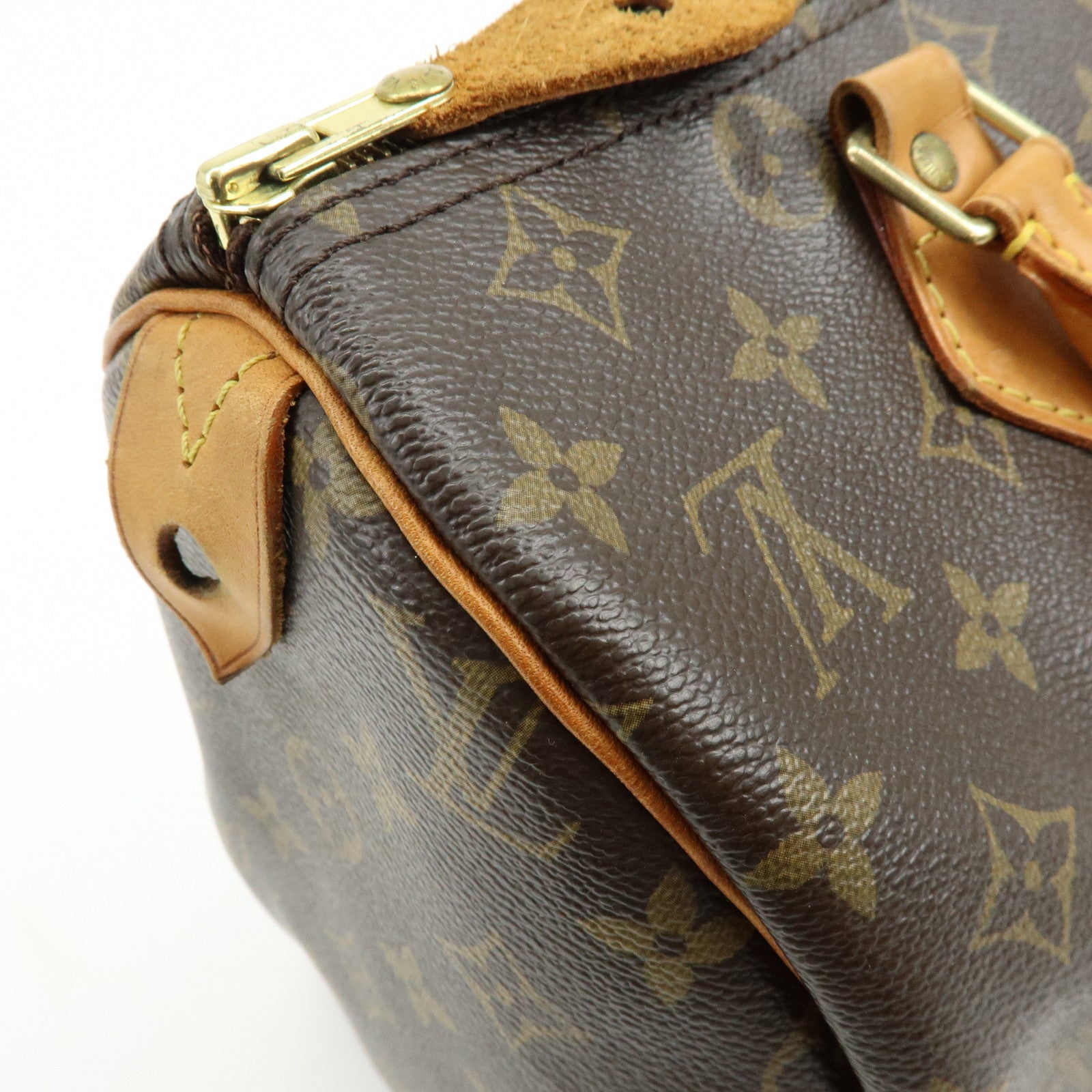 Louis Vuitton Monogram Speedy 30 Boston Bag Hand Bag Brown M41526