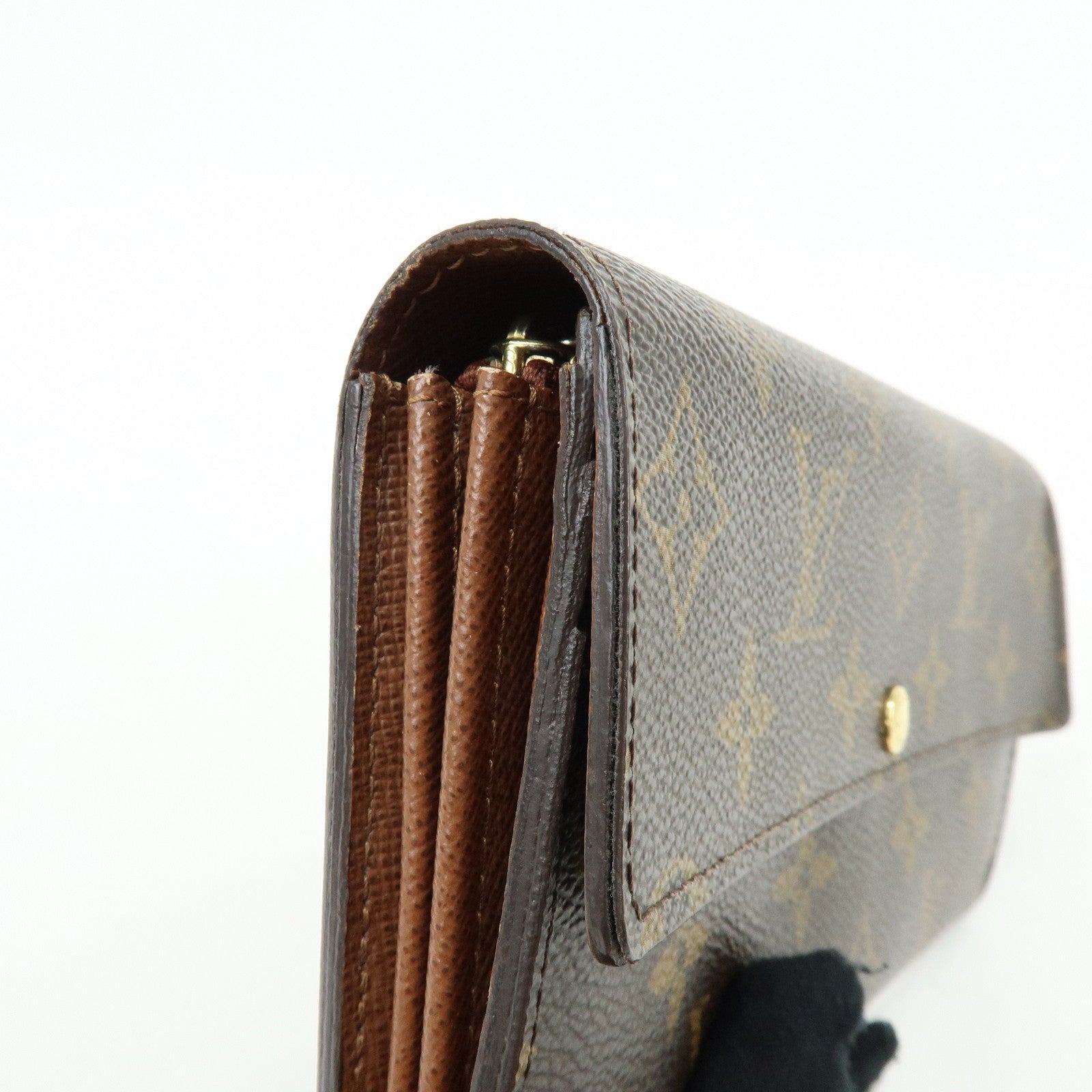 Louis Vuitton Monogram Portefeuille Sarah Long Wallet Brown M61734