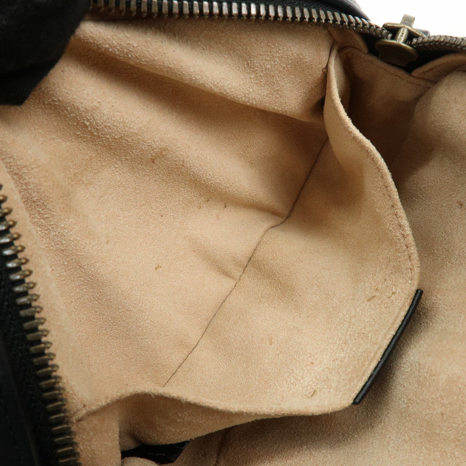 GUCCI GG Marmont Leather Waist Pouch Body Bag Black