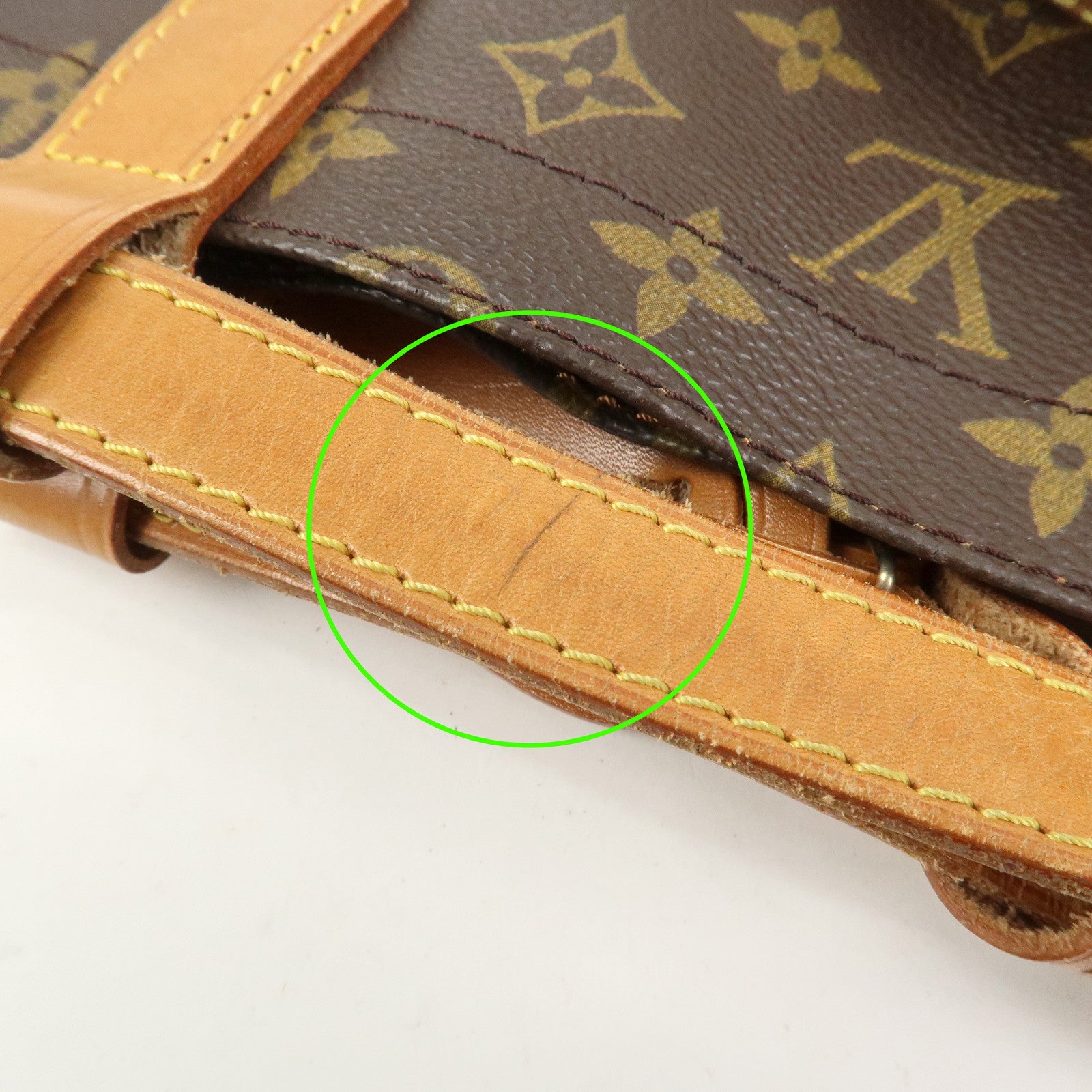 Louis Vuitton Monogram Randonnee GM Shoulder Bag Brown M42244