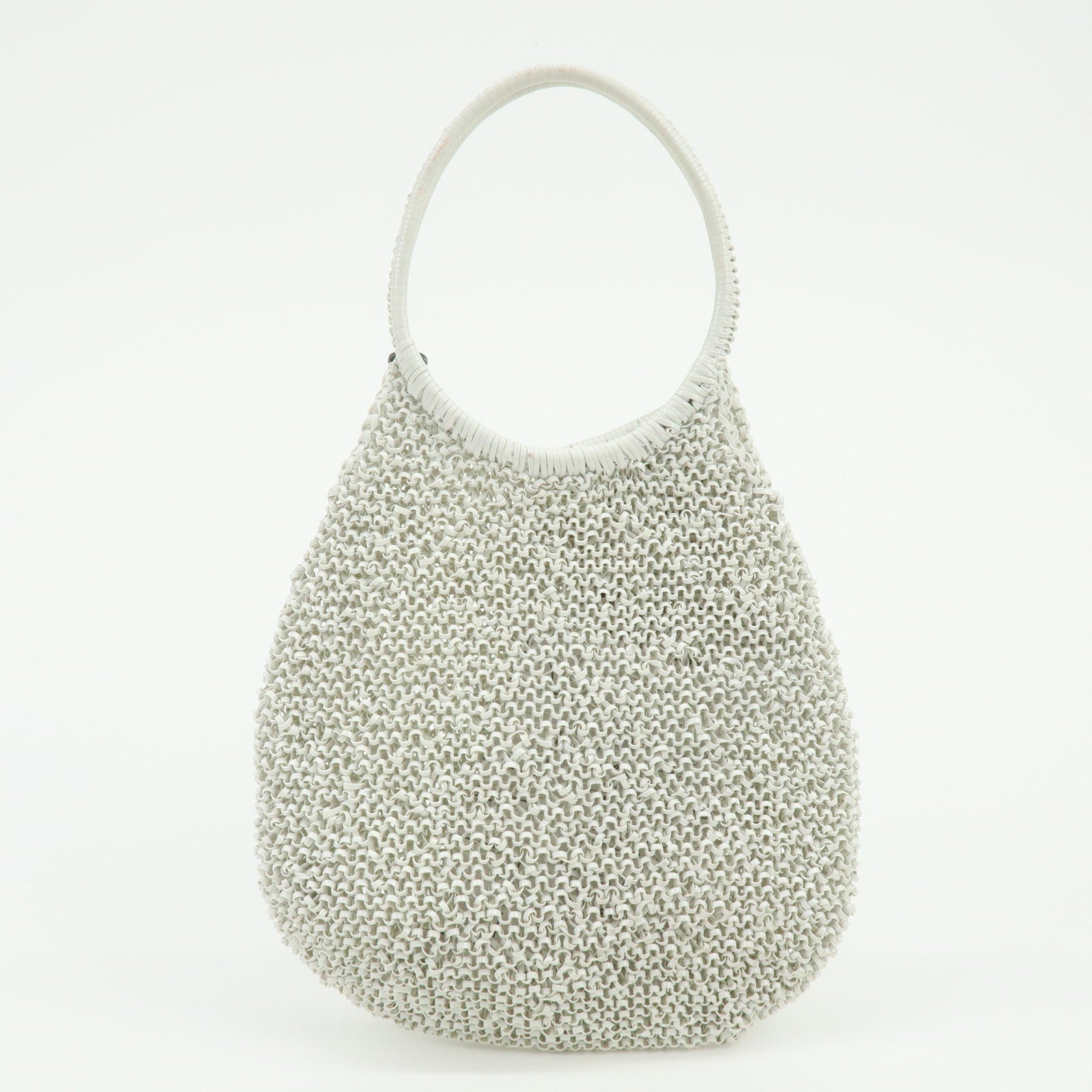 ANTEPRIMA Nylon Leather Set of 2 PVC Wire Bag Mini Tote Bag Ivory