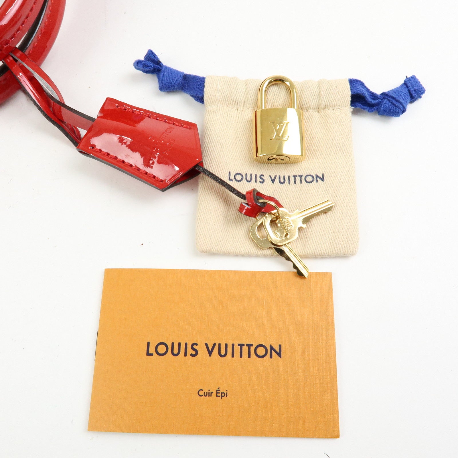 Louis Vuitton Monogram Vernis Montaigne BB 2Way Bag Cerise M50170