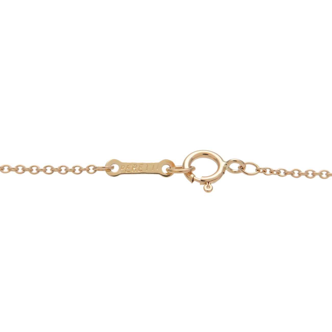 Tiffany&Co. Bean Necklace Medium K18YG 750YG Yellow Gold
