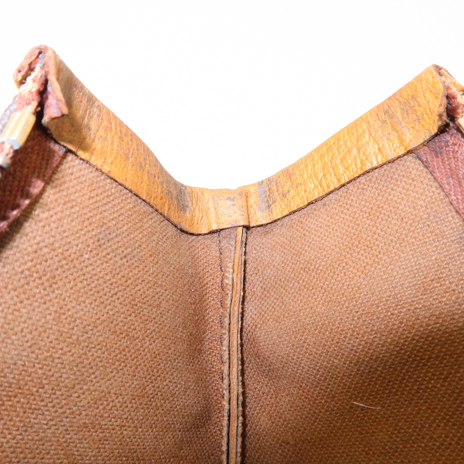 Louis Vuitton Monogram Canvas Leather Racket Case Brown Used