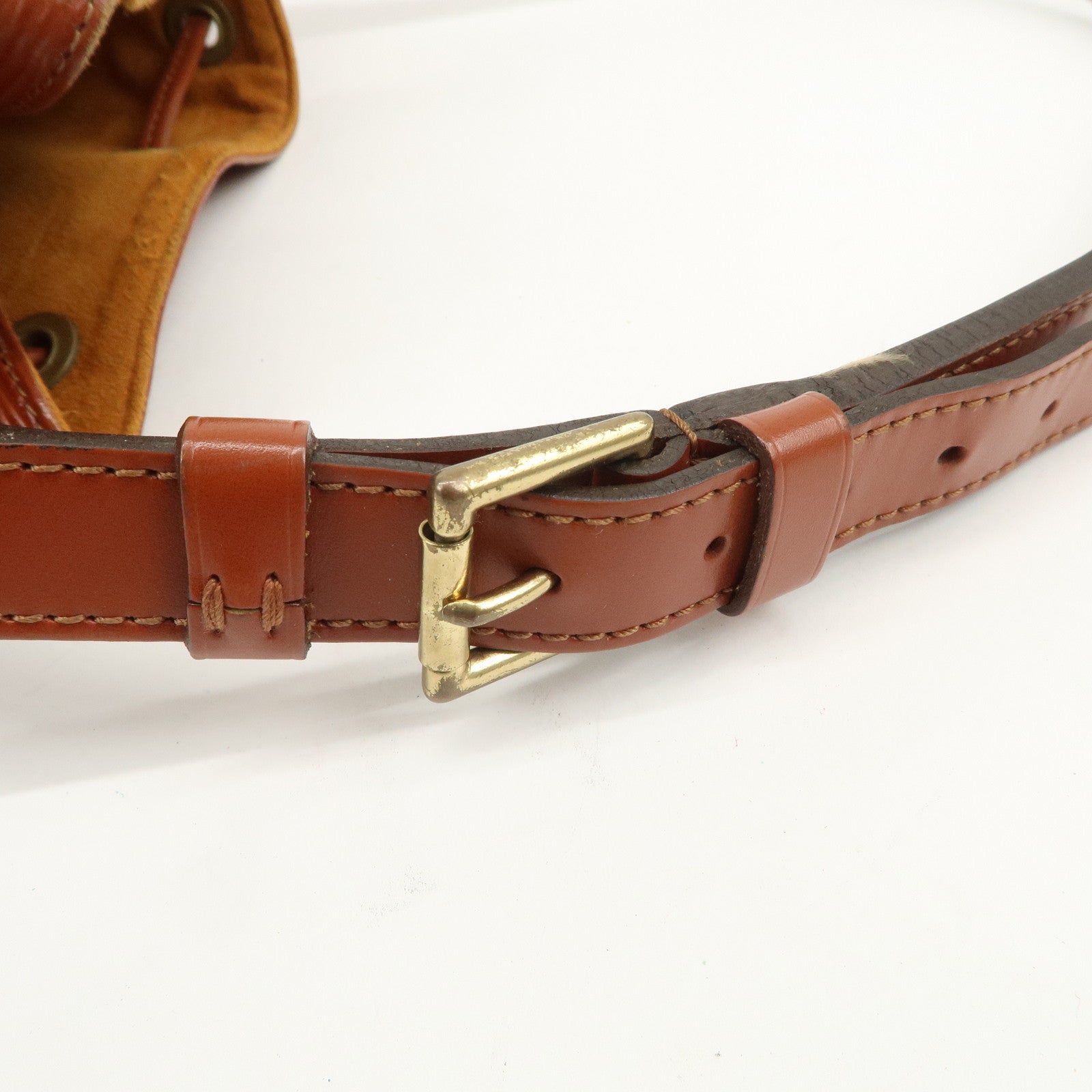 Louis Vuitton Epi Petit Noe Shoulder Bag Kenya Brown M44103