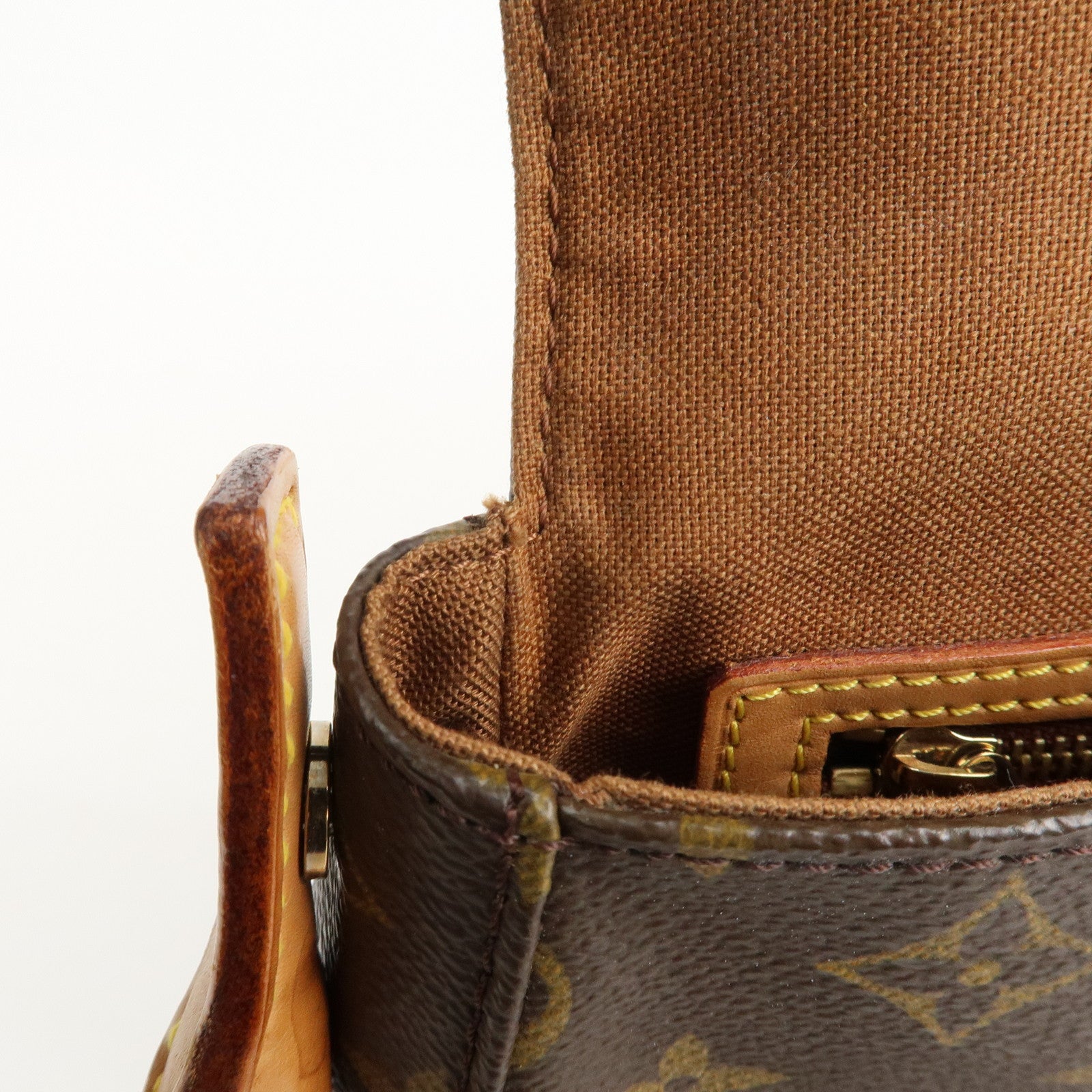 Louis Vuitton Monogram Mini Looping Shoulder Bag Brown M51147 Used