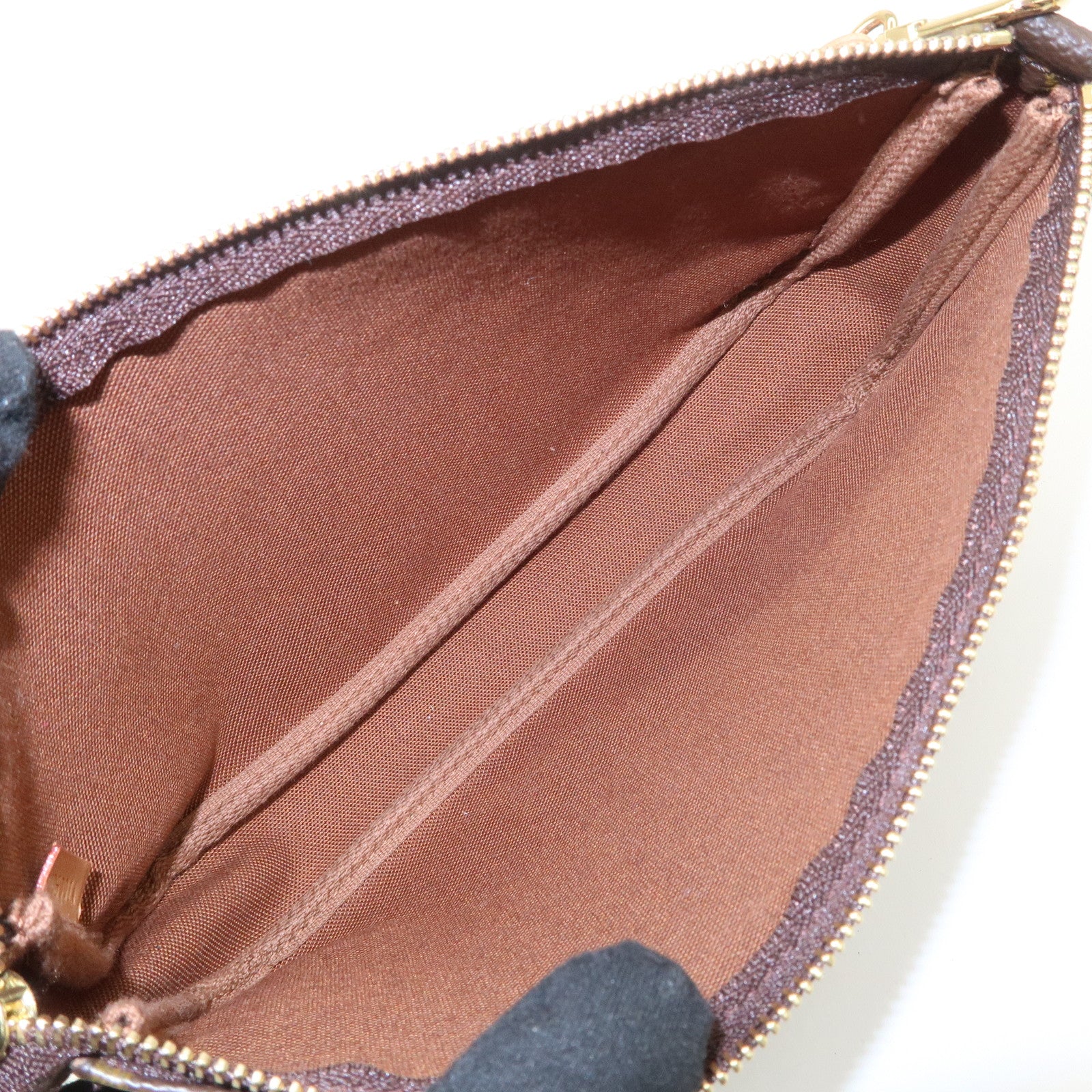 Louis Vuitton Monogram Pochette Accessoires Hand Bag Brown M51980