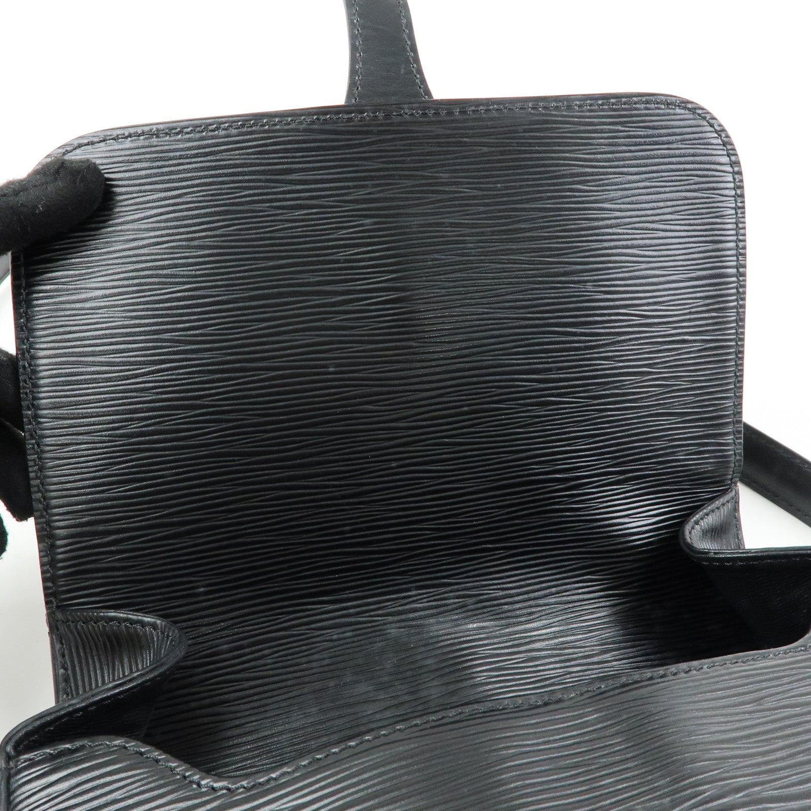 Louis Vuitton Epi Leather Cartouchiere Shoulder Bag Noir M52242