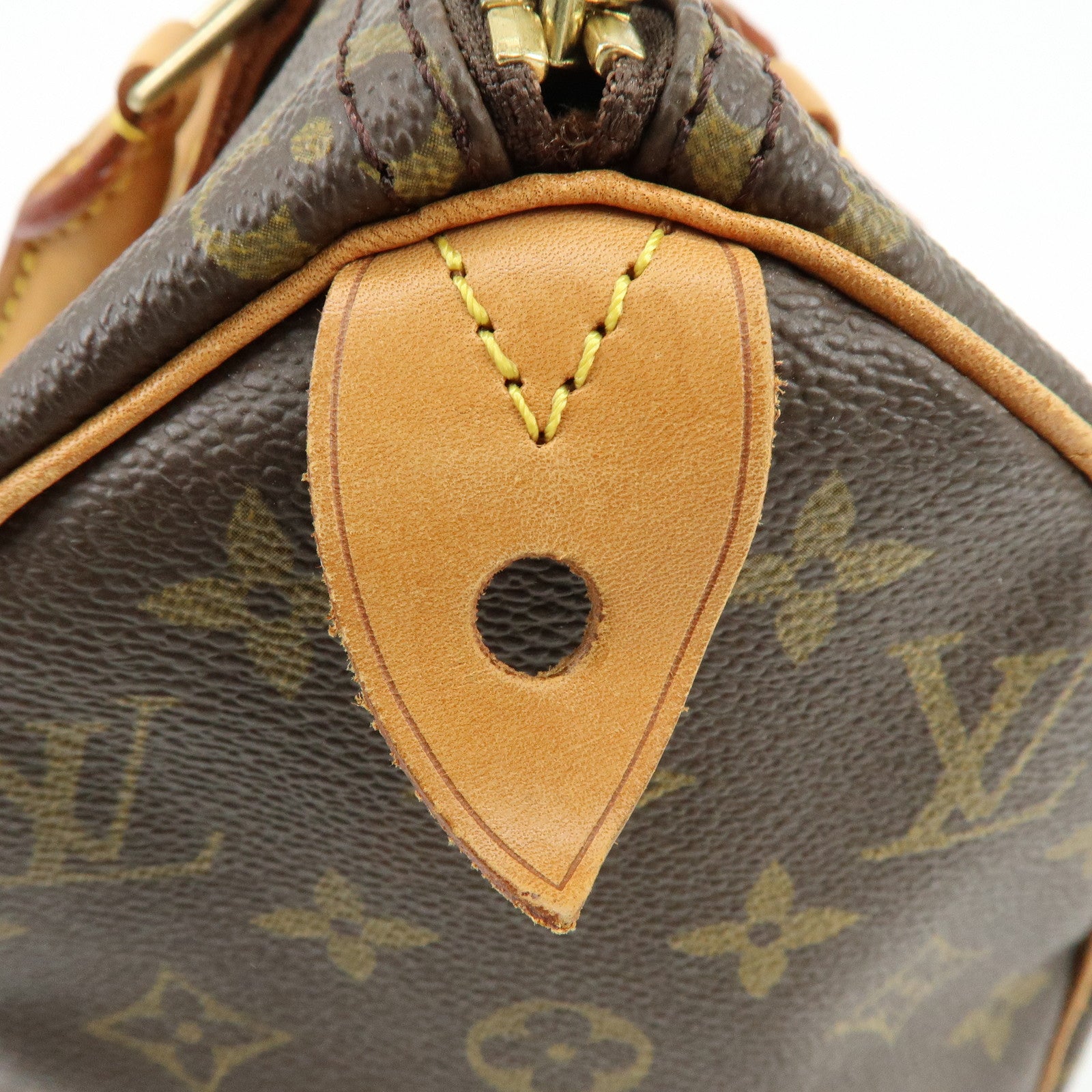 Louis Vuitton Monogram Speedy 25 Boston Bag Hand Bag Brown M41528