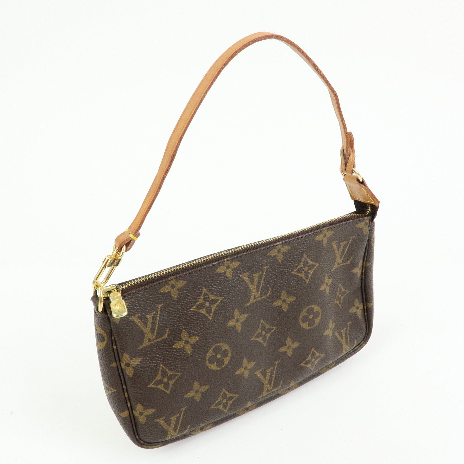 Louis Vuitton Monogram Pochette Accessoires Pouch Hand Bag M51980