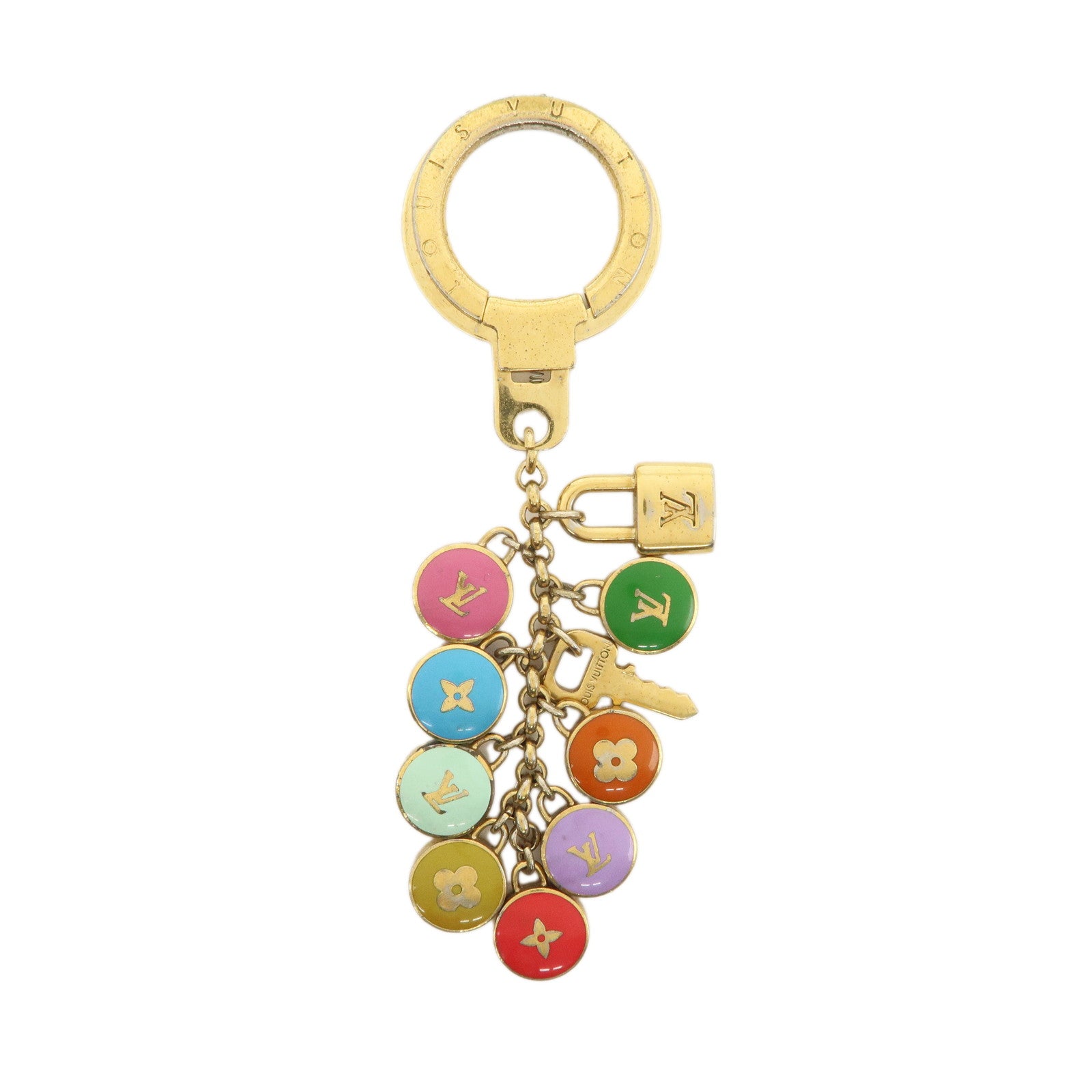 Louis Vuitton Porte Cles Pastille Bag Charm Multicolor M65381