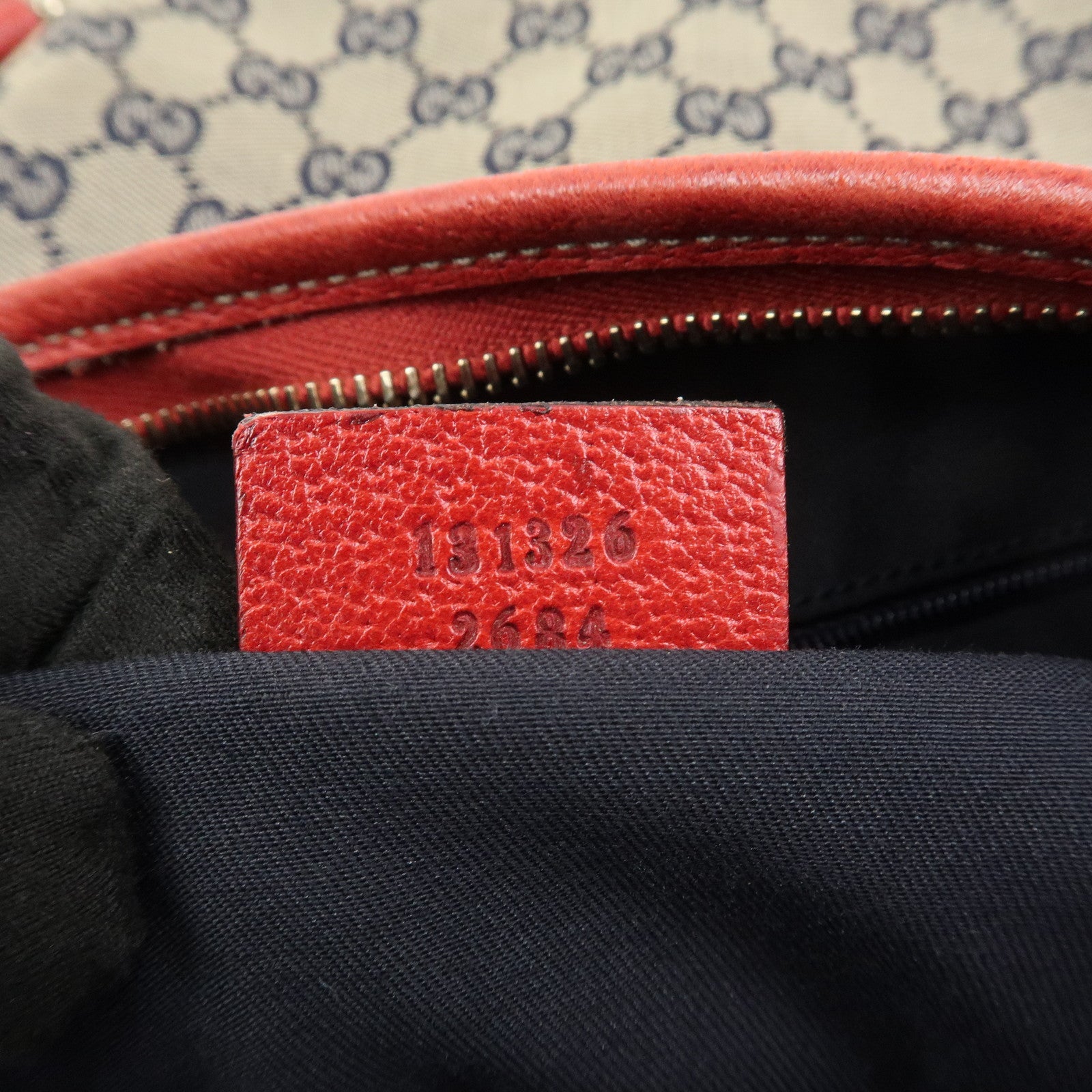 GUCCI Abbey GG Canvas Leather Shoulder Bag Crossbody Bag 131326