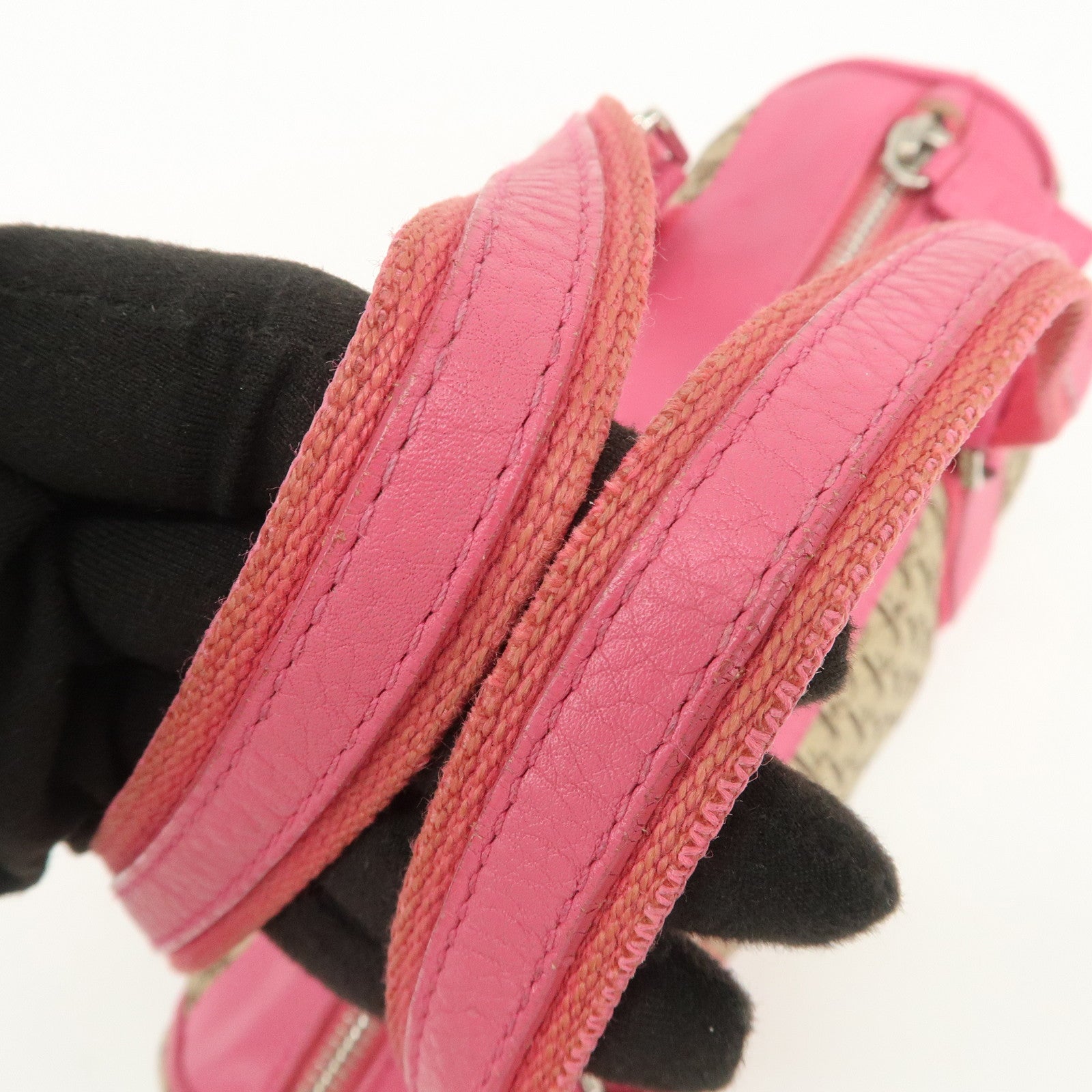 Christian Dior Trotter Street Chic Mini Boston Bag Beige Pink