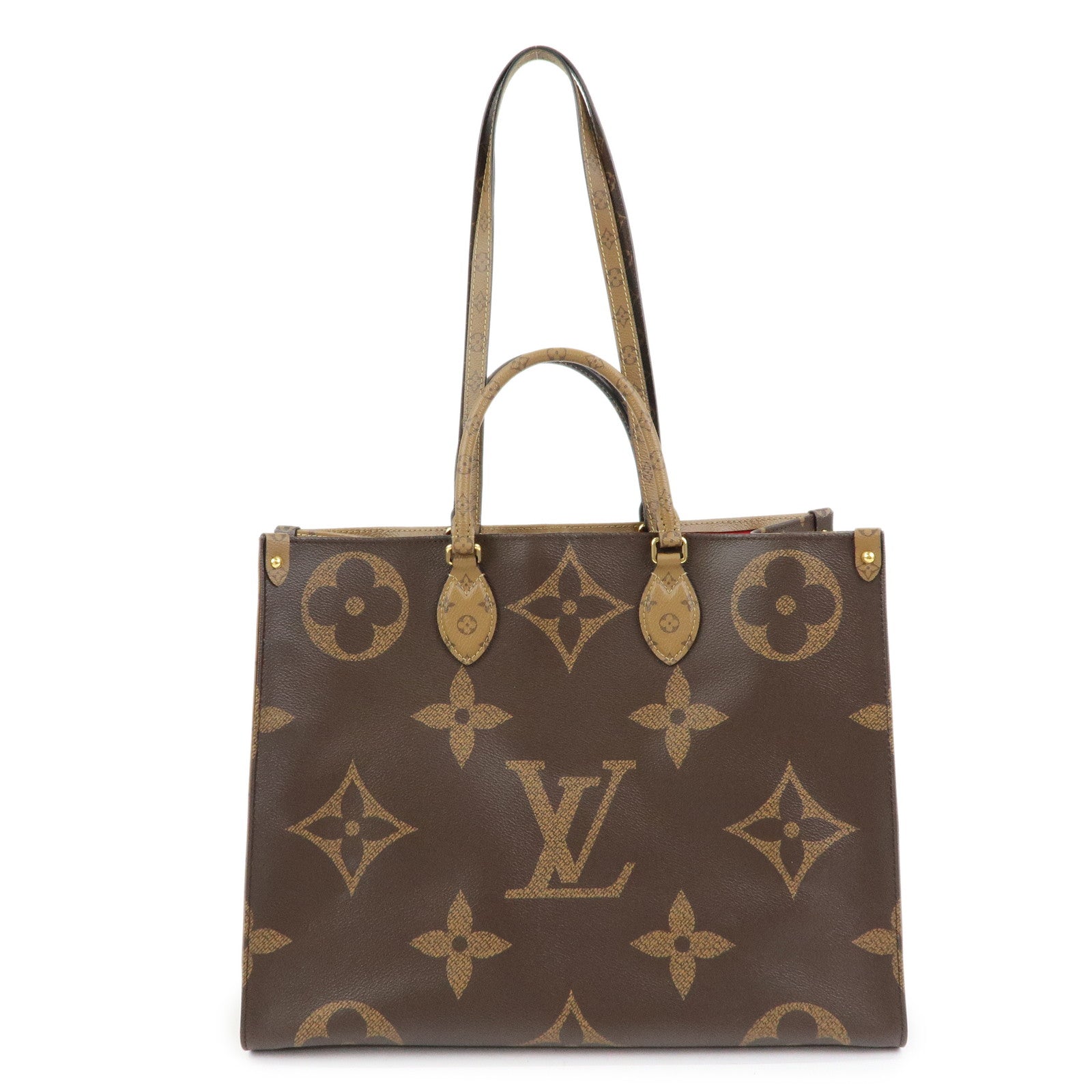 Louis Vuitton Monogram Giant Canvas On The Go MM Hand Bag M44576