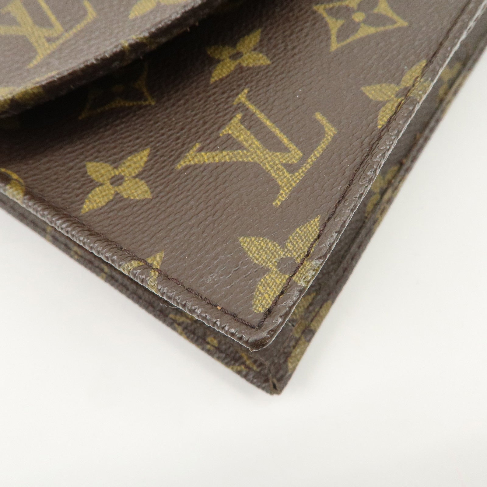 Louis Vuitton Monogram Pochette Lava 23 Clutch Bag M51940 Used
