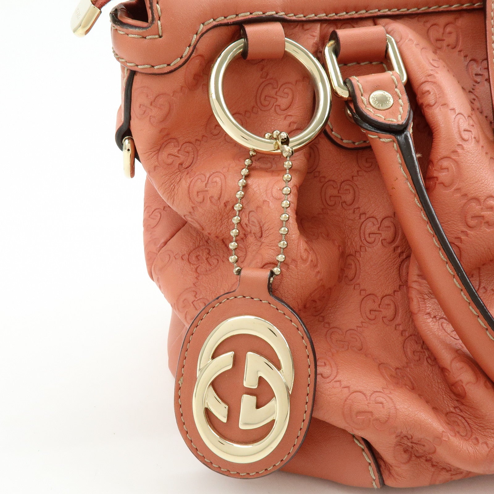 GUCCI Interlocking G Guccissima Leather 2Way Shoulder Bag 247902