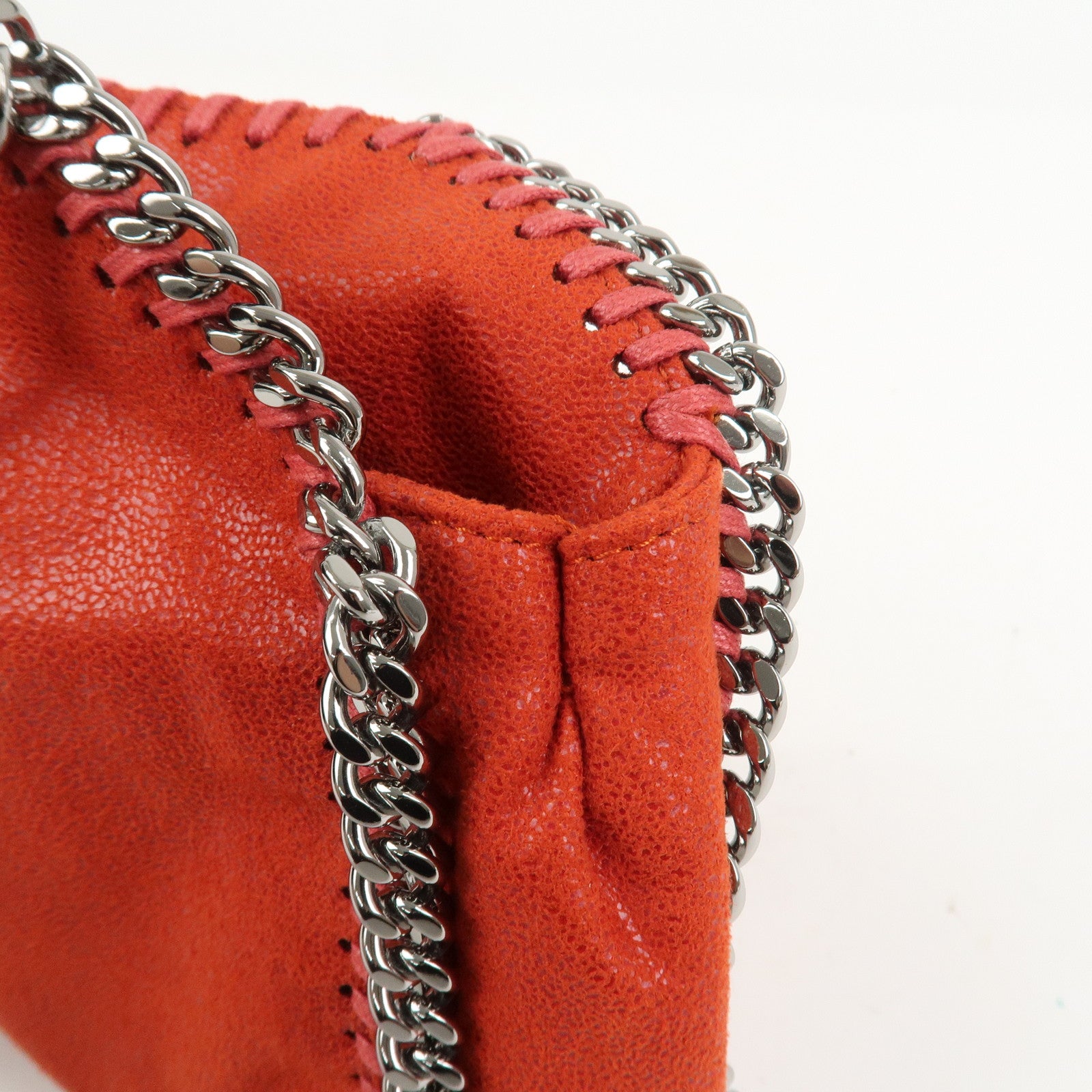 STELLA MCCARTNEY Falabella 2Way Bag Hand Bag Shoulder Bag Red