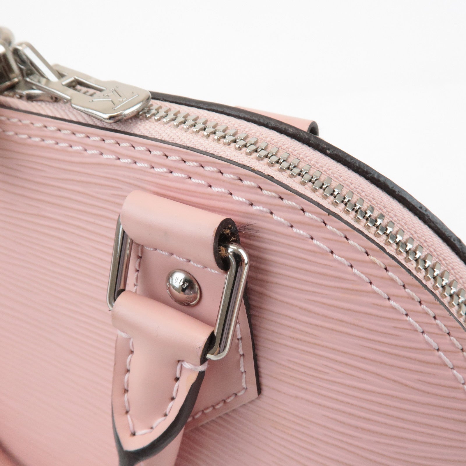 Louis Vuitton Epi Alma BB 2Way Hand Bag Rose Ballerine M41327 Used