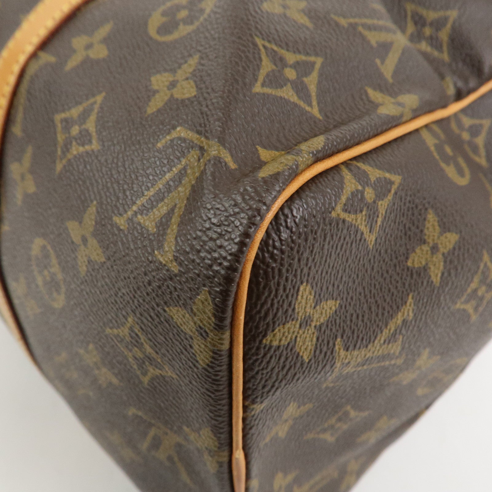 Louis Vuitton Monogram Sac Souple 35 Boston Bag Brown M41626