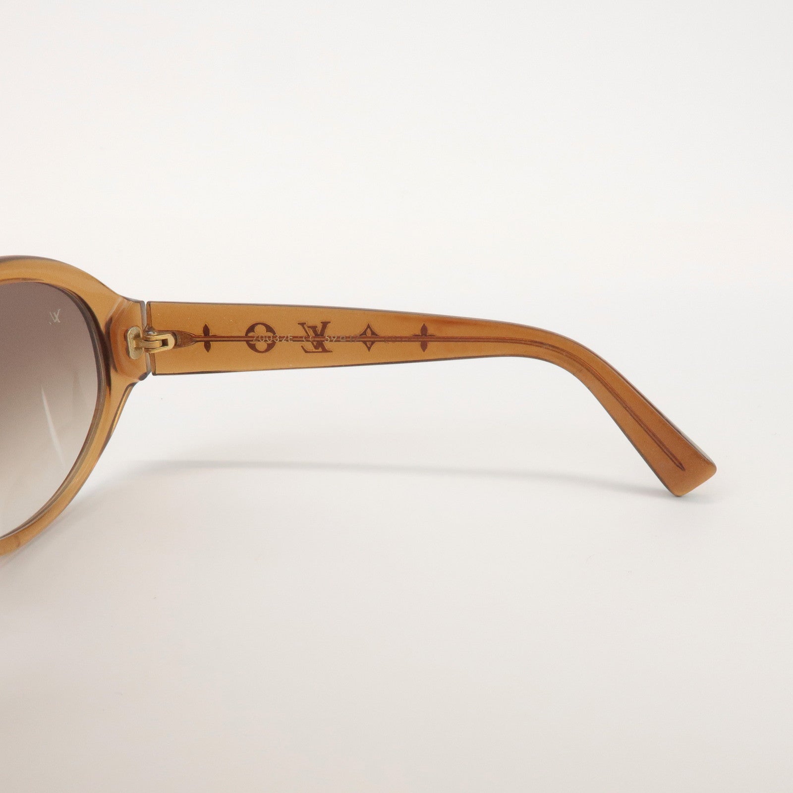 Louis Vuitton Obsession Rond Plastic Sunglasses 59笆｡17 Brown Z0032E