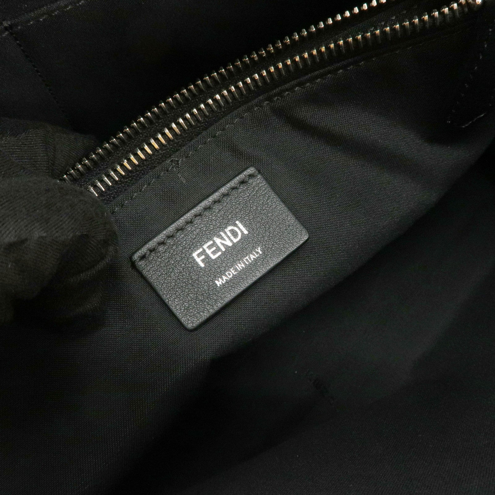 FENDI BY THE WAY MEDIUM 2Way Bag Shoulder Bag Black 8BL124
