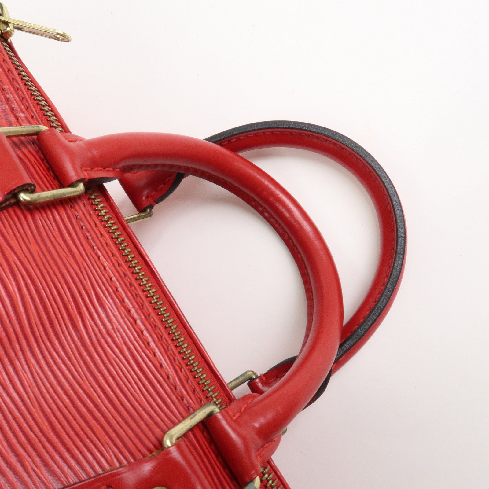 Louis Vuitton Epi Speedy 25 Hand Bag Castilian Red M43017