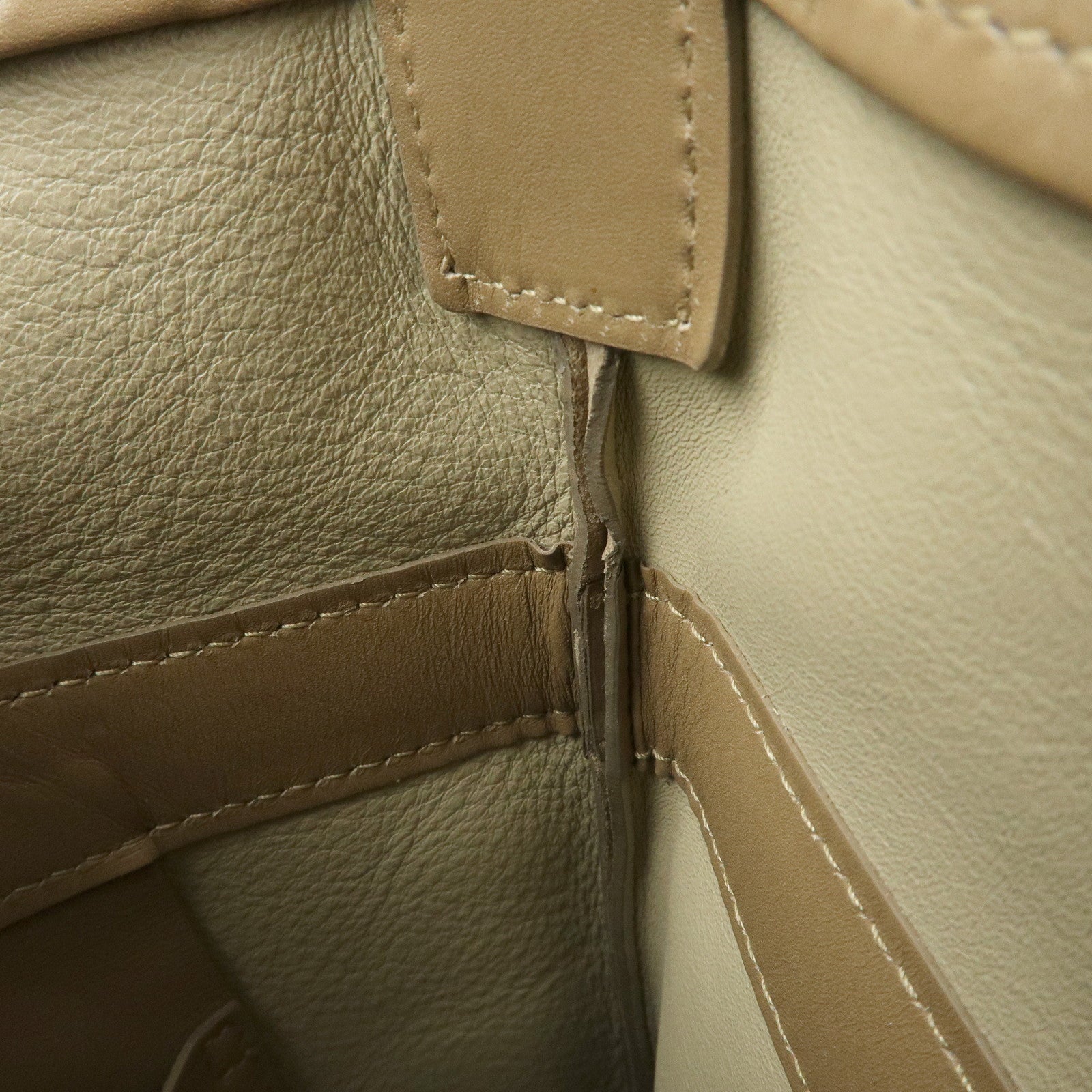 SAINT LAURENT PARIS Suede Leather Shoulder Crossbody Bag Beige