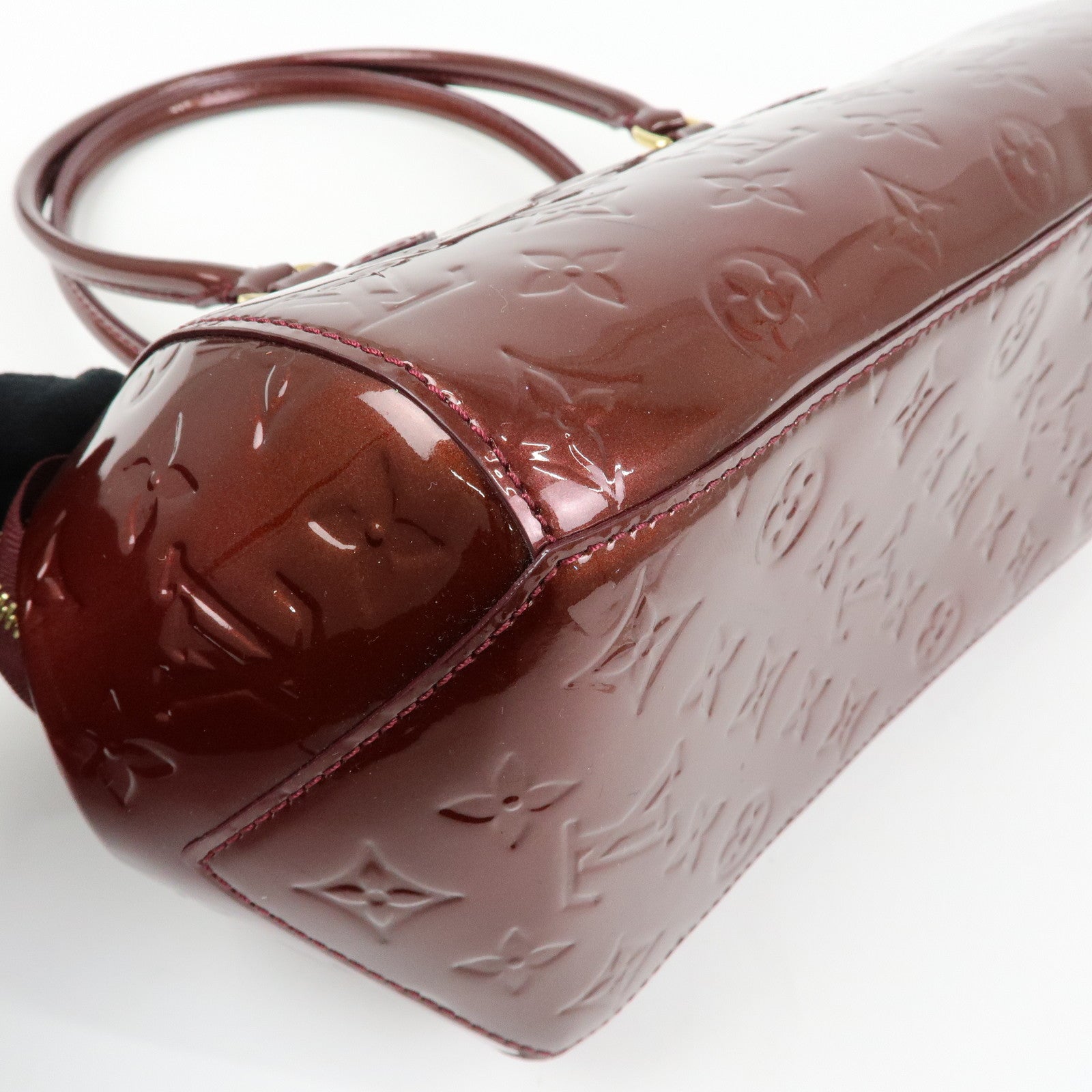 Louis Vuitton Monogram Vernis Sherwood PM Boston Hand Bag M91492