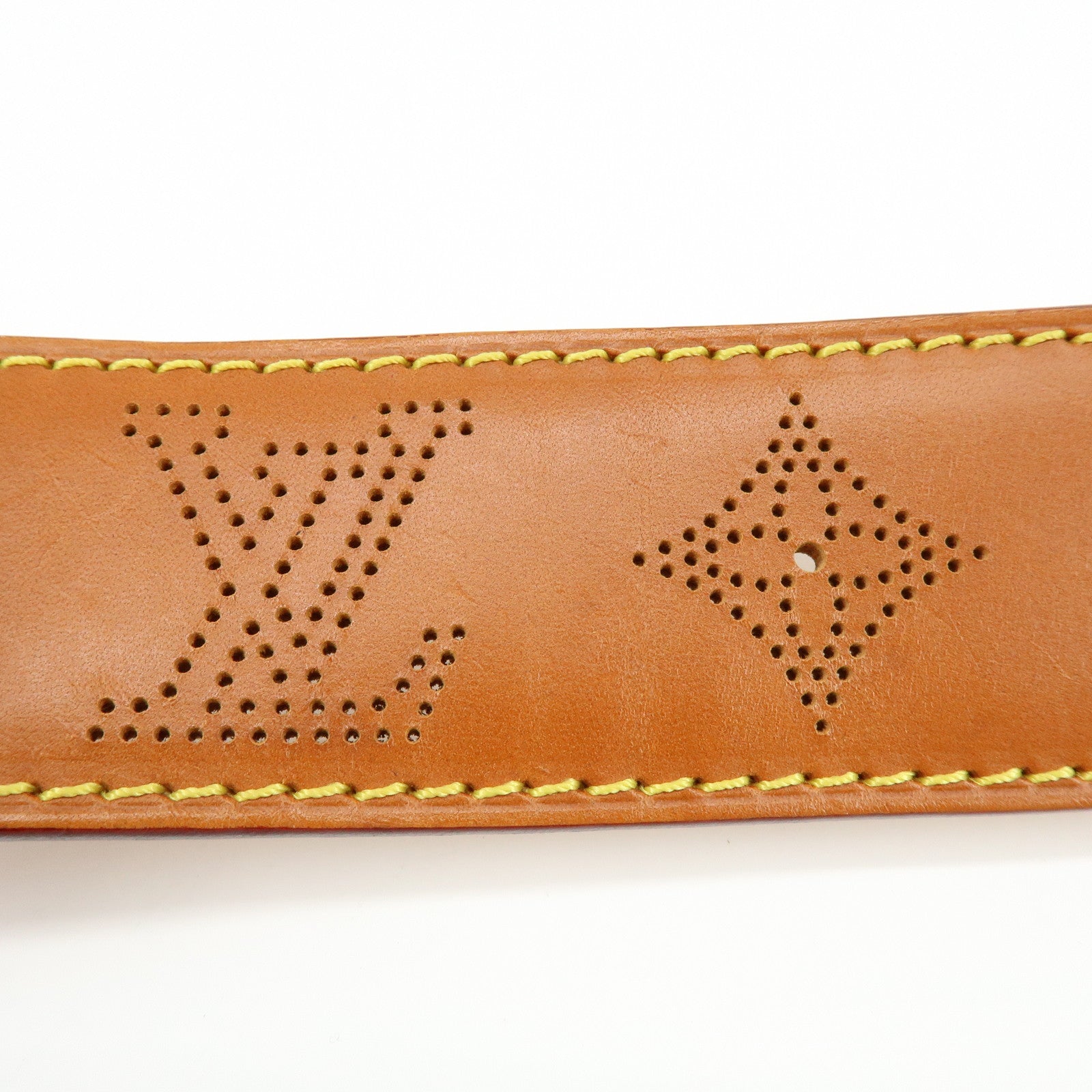 Louis Vuitton Monogram Ceinture Perforee Belt 90/36 Brown M6939