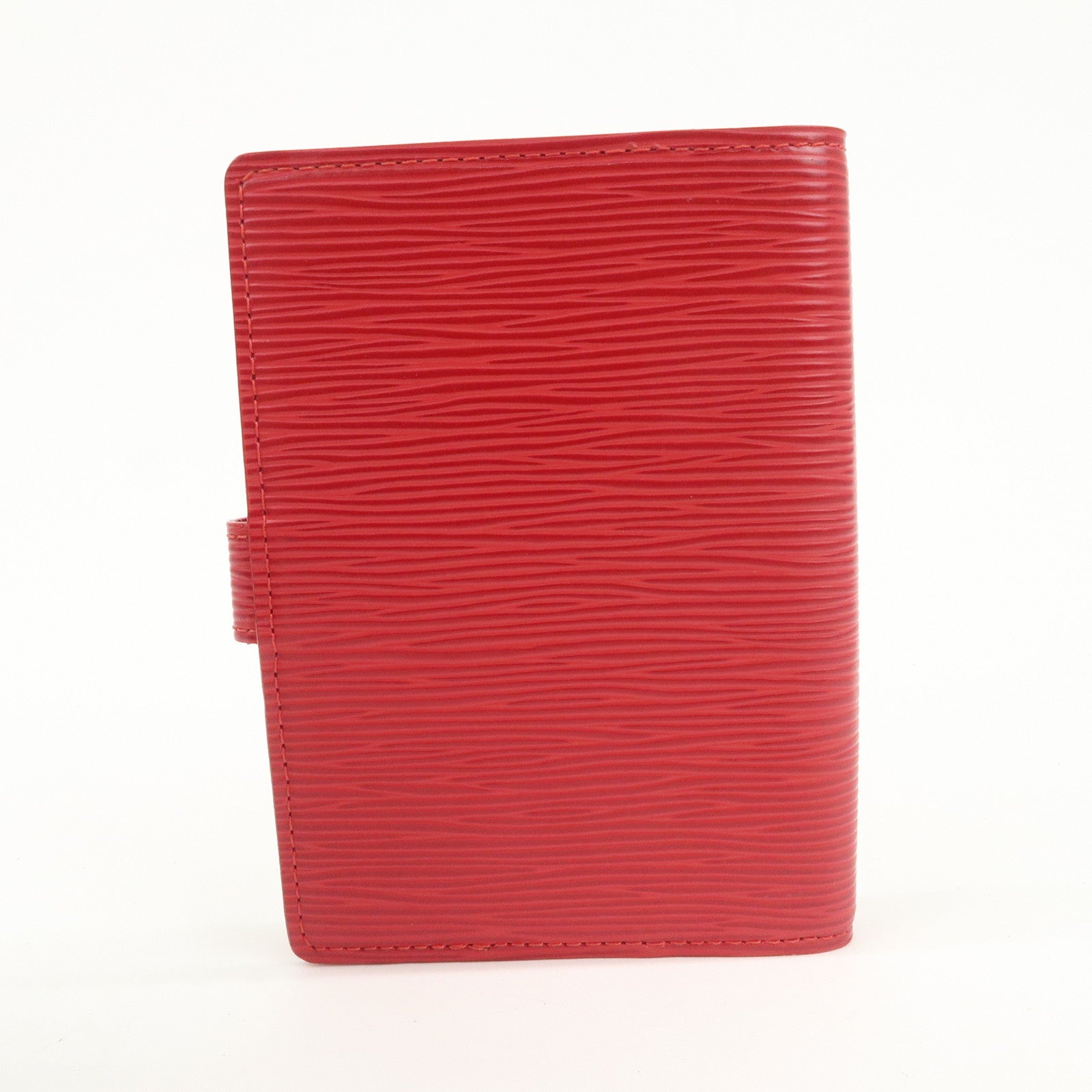 Louis Vuitton Epi Agenda PM Planner Cover Castillian Red R20057