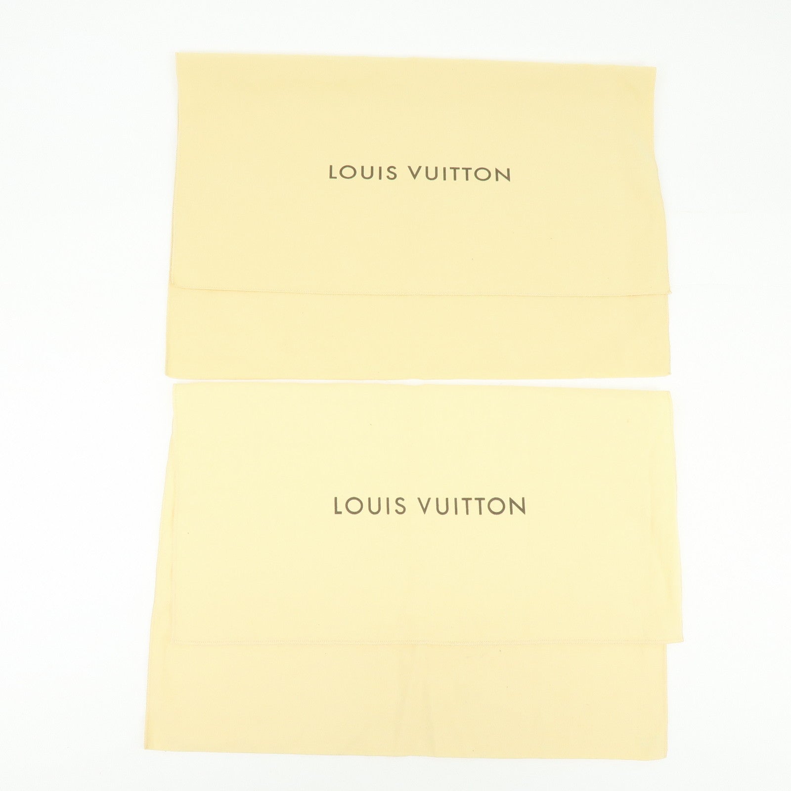 Loiuis Vuitton Set Of 13 Dust Bag Flap Style Beige Brown
