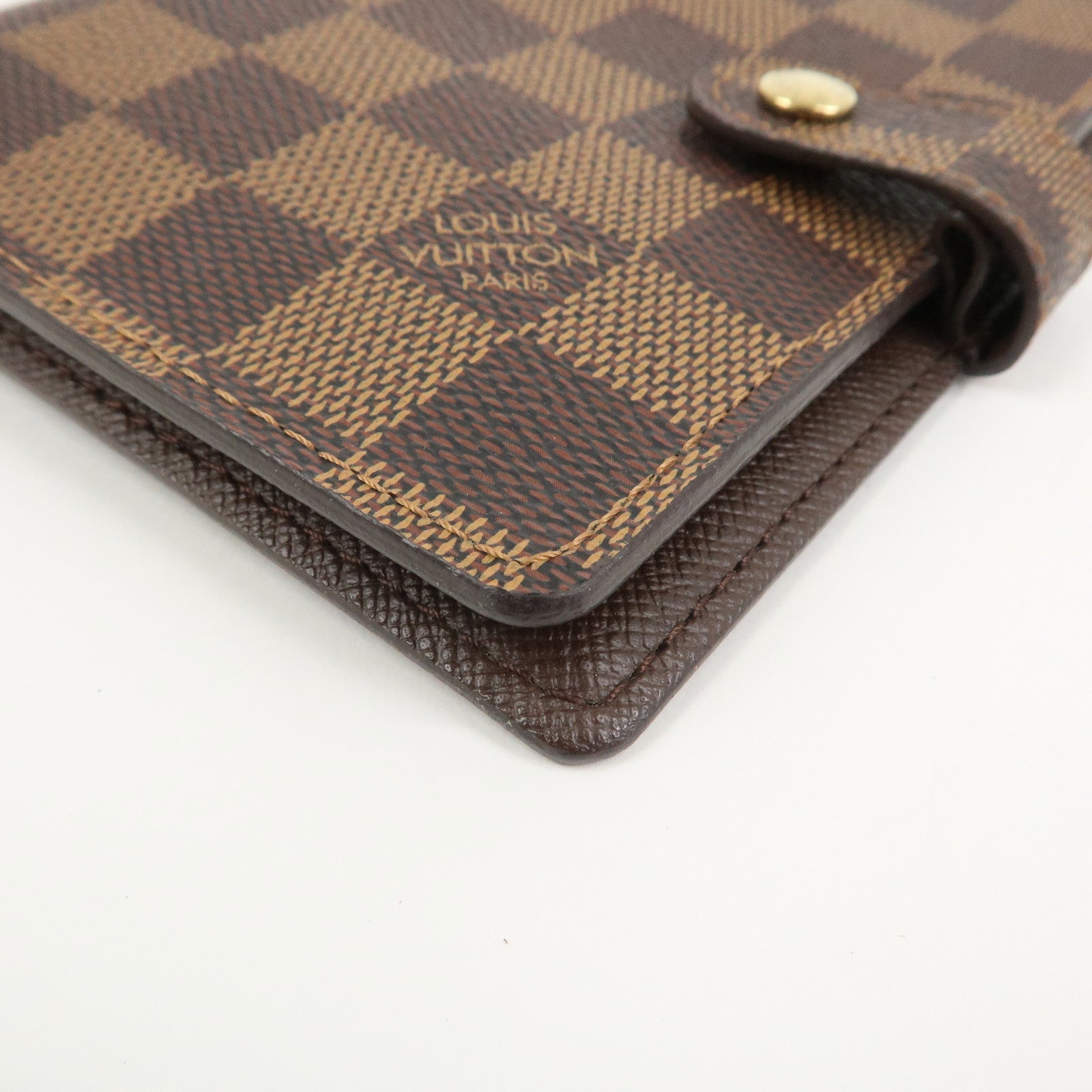 Louis Vuitton Damier Agenda PM Planner Cover Damier Ebene R20700