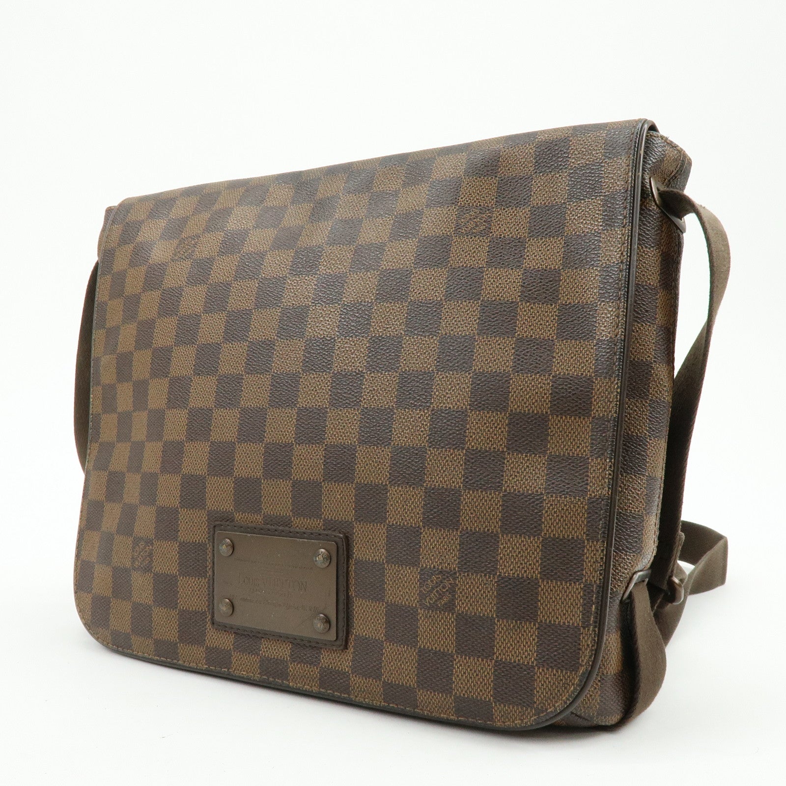 Louis Vuitton Damier Ebene Brooklyn Messenger Bag Brown N51211